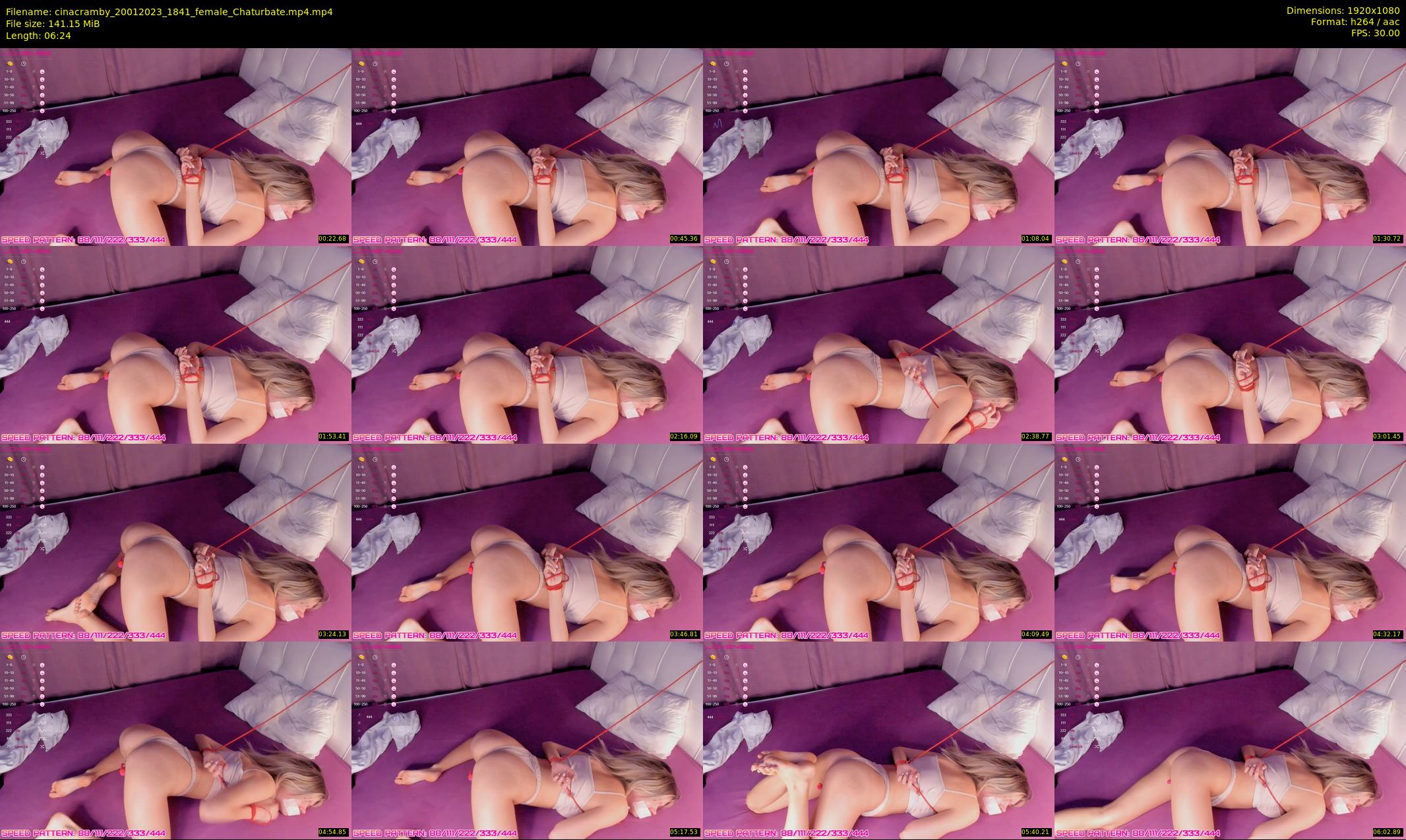 cinacramby — 7 minute Chaturbate female cam show recording, 1080p, Jan 20, 2023