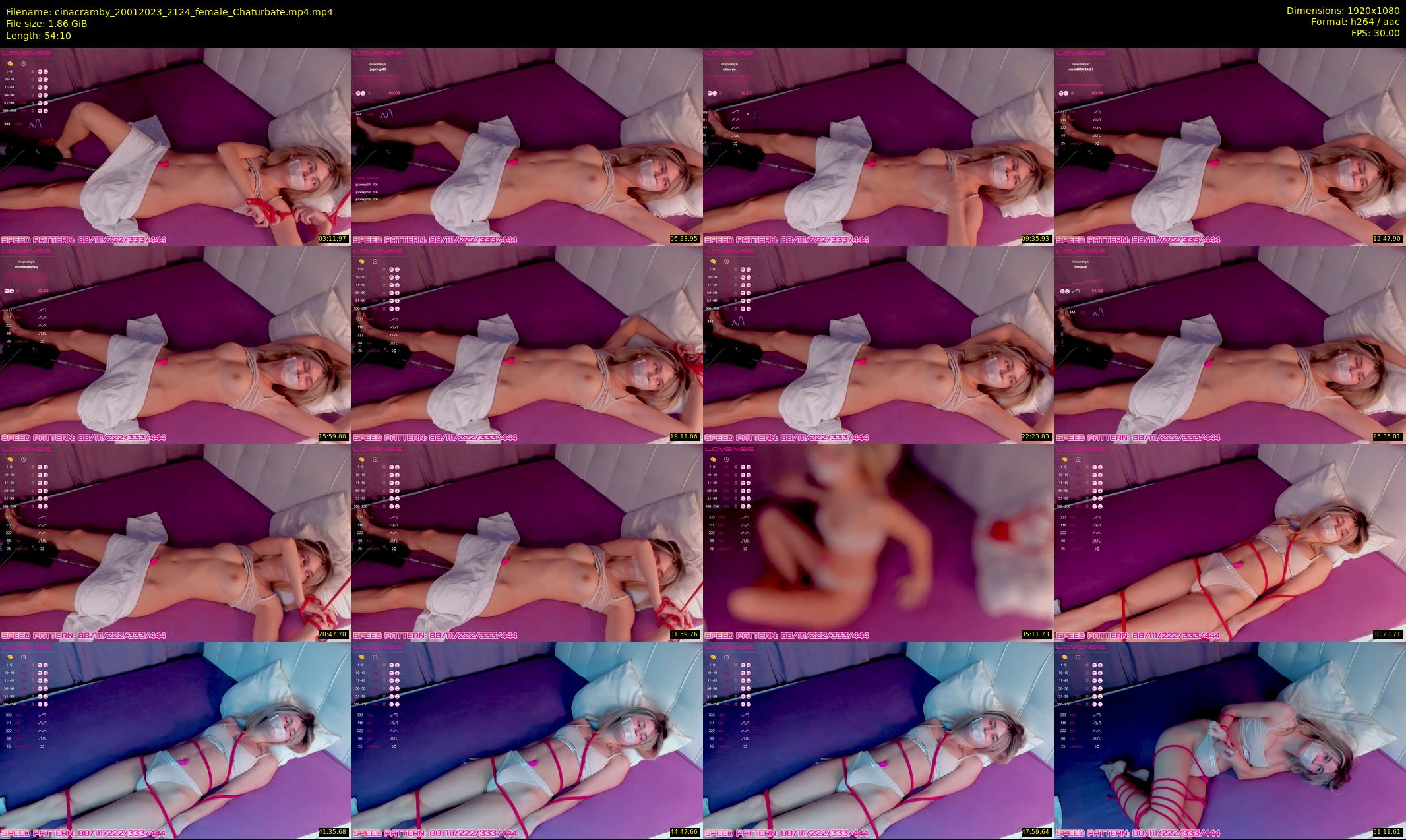 cinacramby — 55 minute Chaturbate female cam show recording, 1080p, Jan 20, 2023