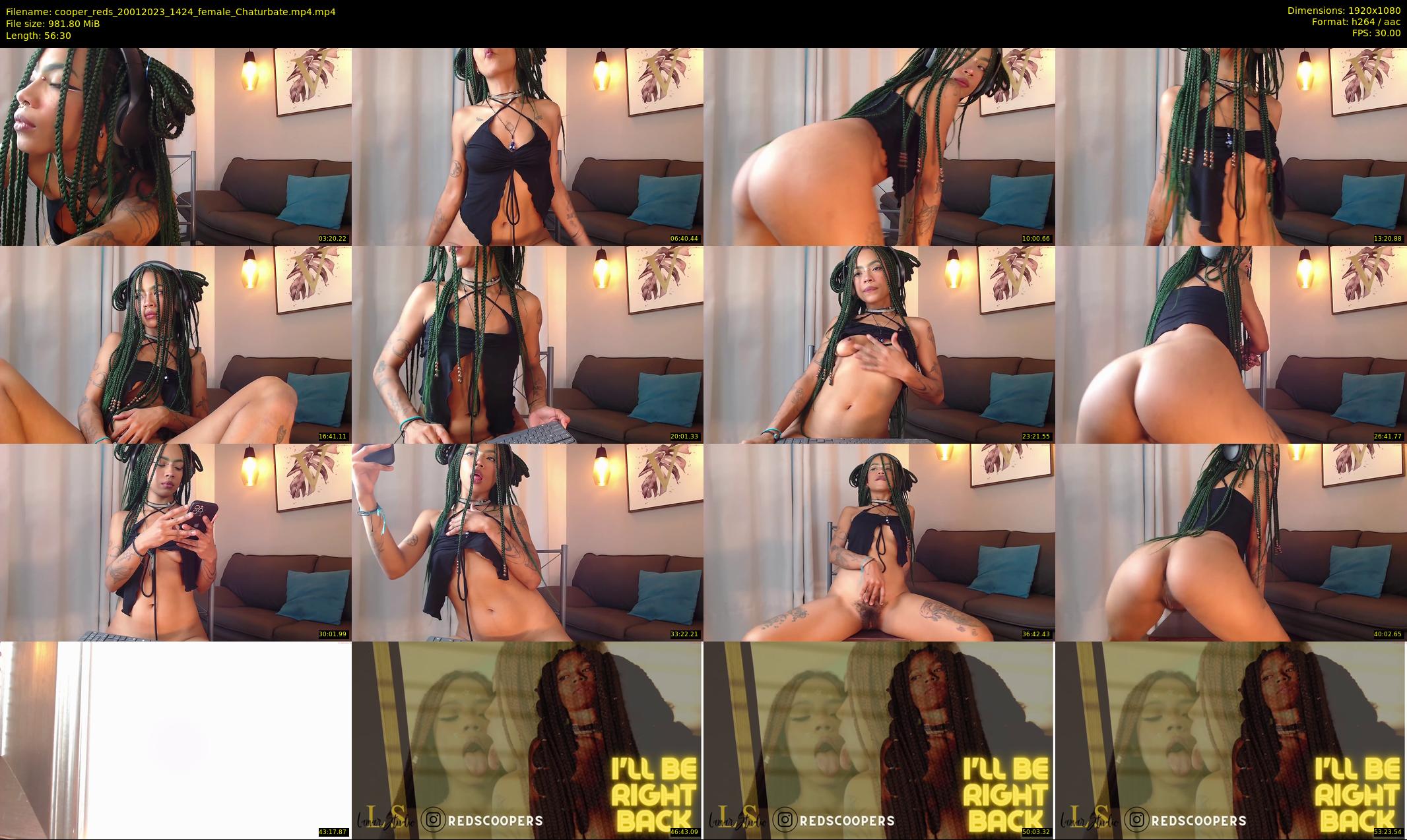 cooper_reds — 57 minute Chaturbate female cam show recording, 1080p, Jan 20, 2023
