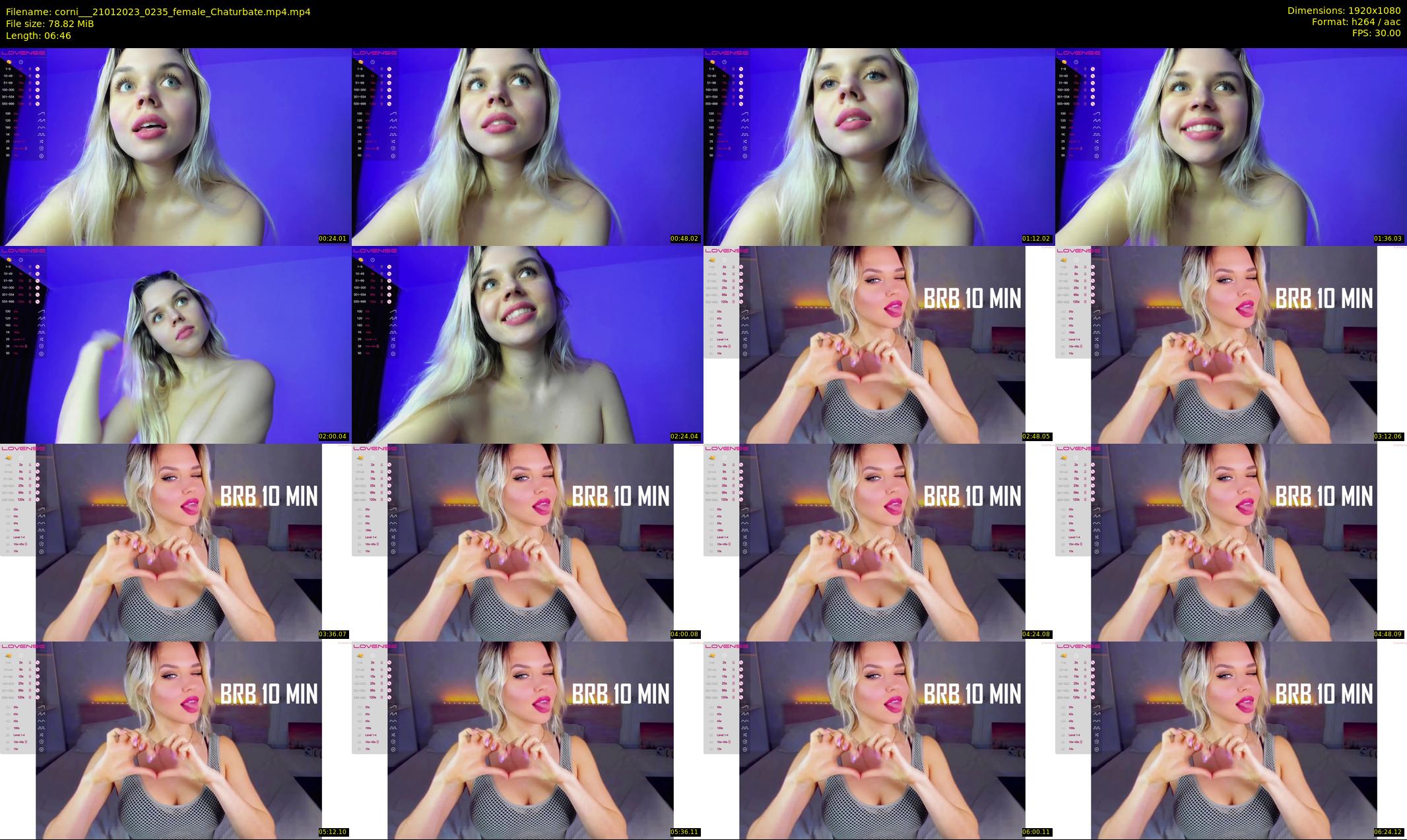 corni__ — 7 minute Chaturbate female cam show recording, 1080p, Jan 21, 2023