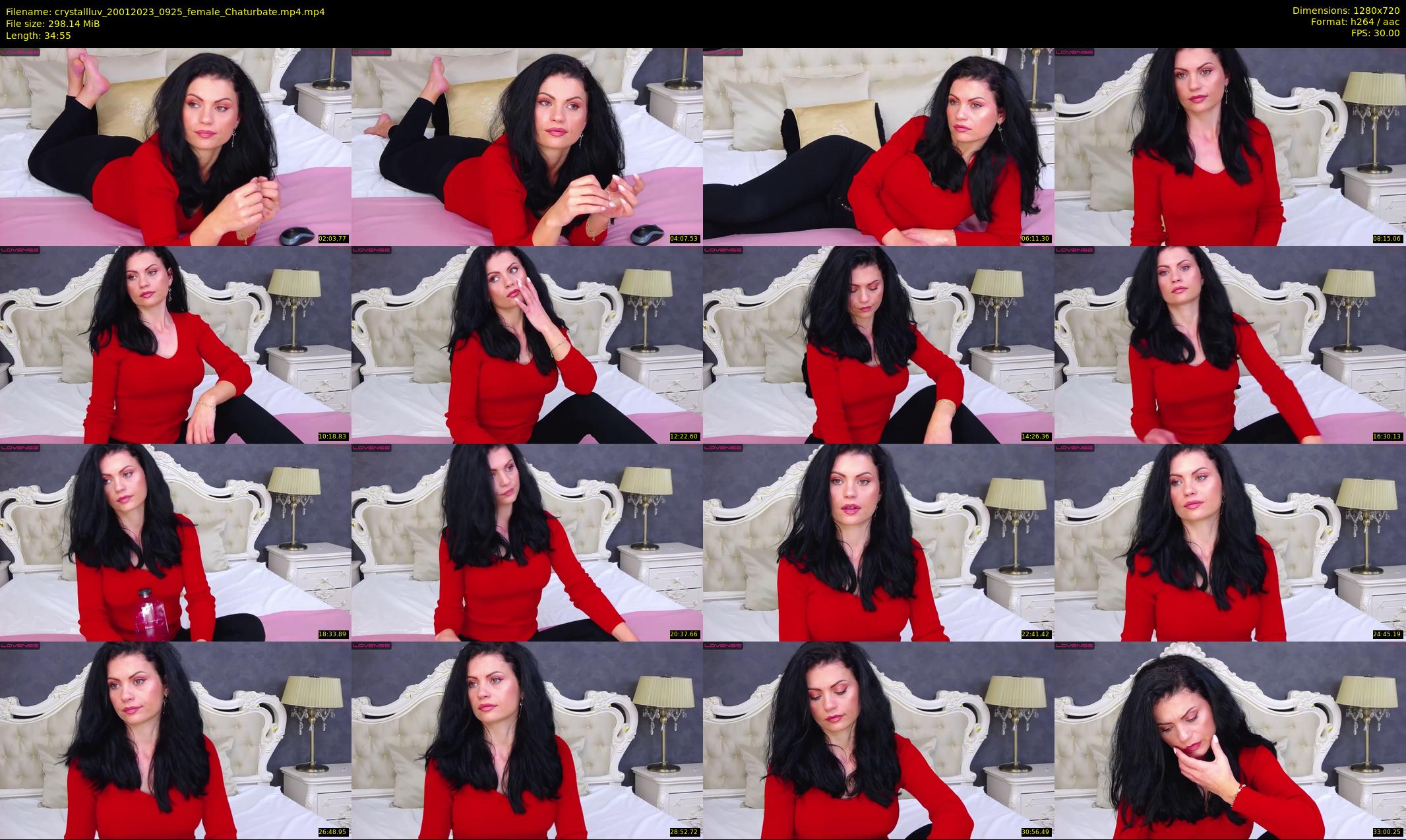crystallluv — 35 minute Chaturbate female cam show recording, 720p, Jan 20, 2023