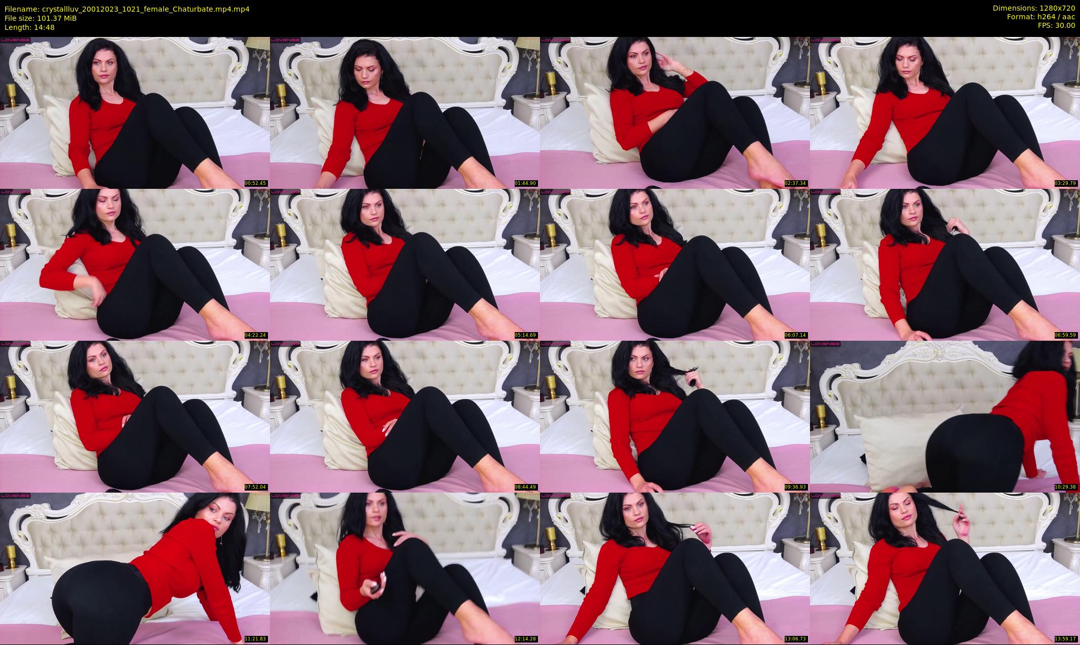 crystallluv — 15 minute Chaturbate female cam show recording, 720p, Jan 20, 2023