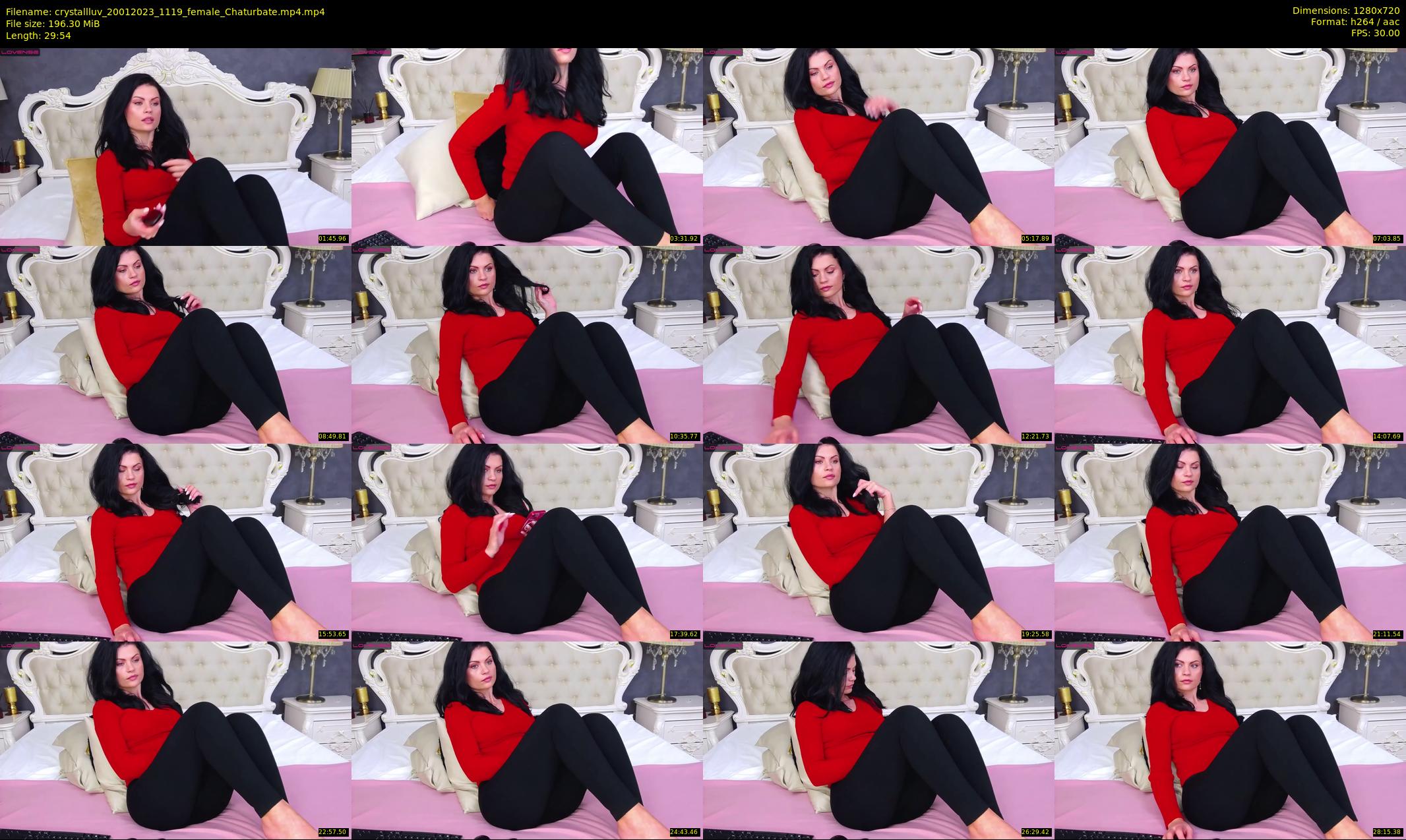 crystallluv — 30 minute Chaturbate female cam show recording, 720p, Jan 20, 2023
