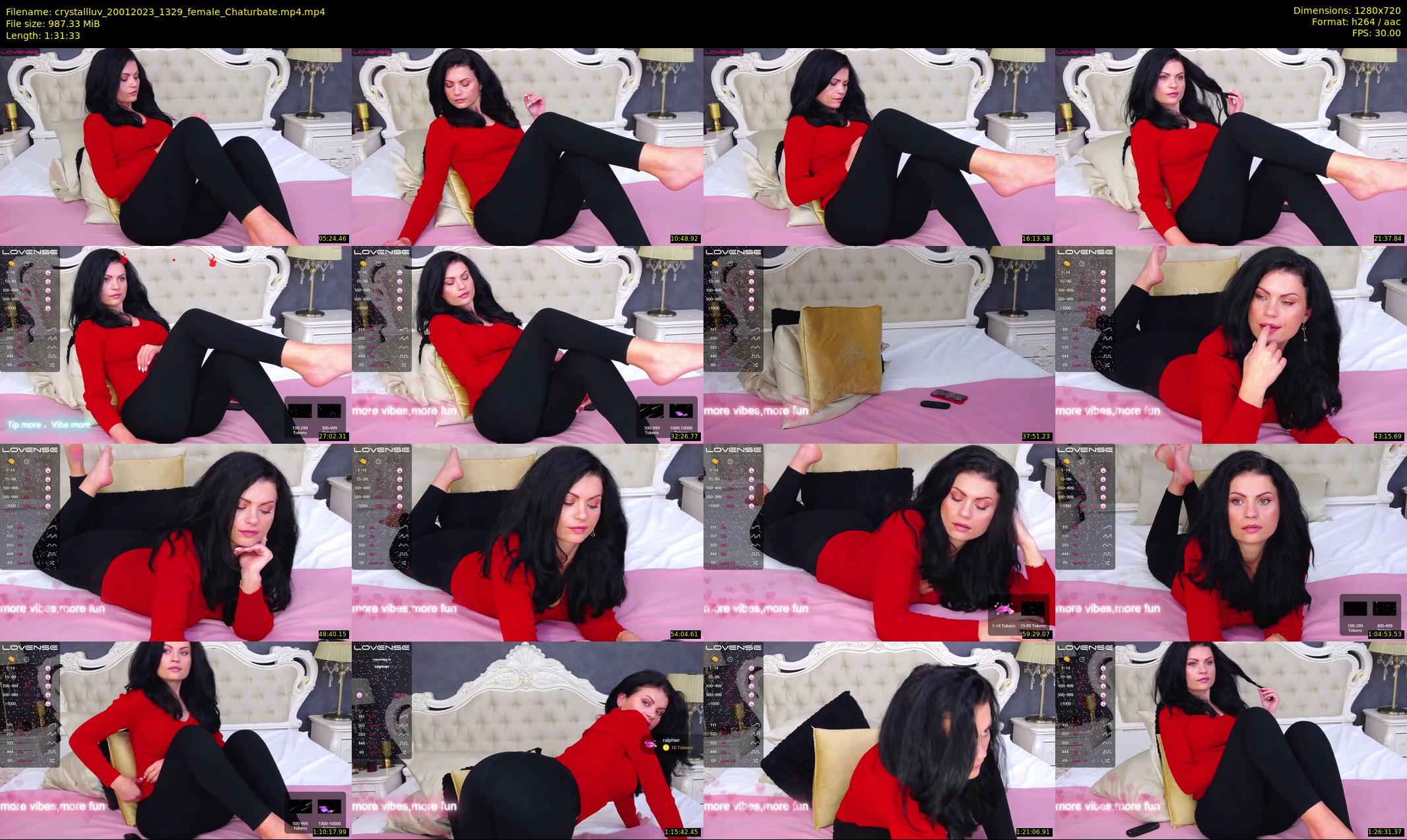 crystallluv — 92 minute Chaturbate female cam show recording, 720p, Jan 20, 2023