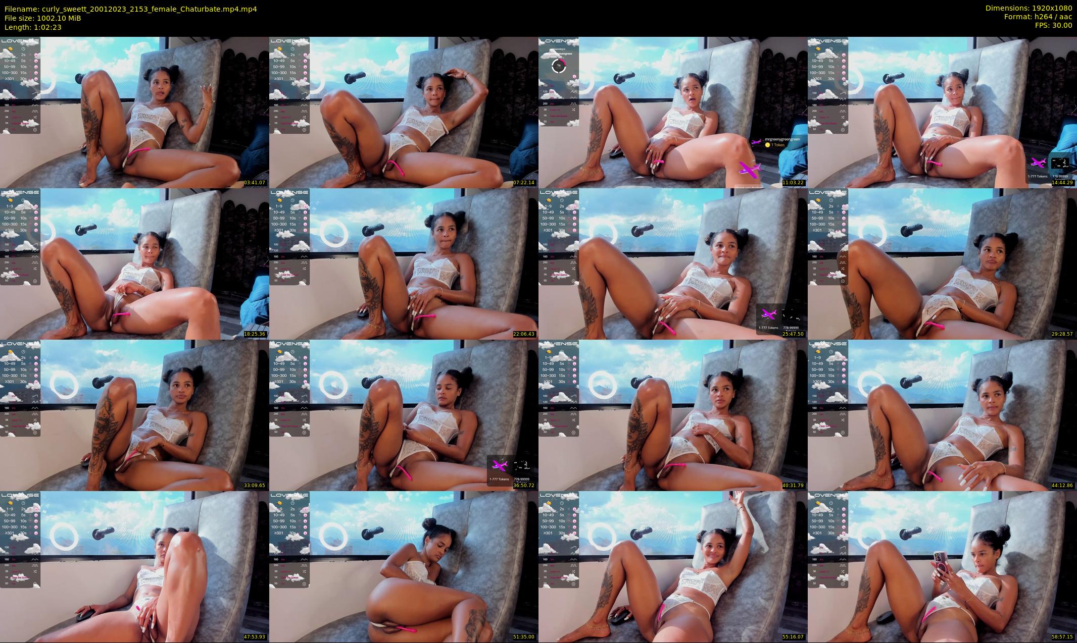 curly_sweett — 63 minute Chaturbate female cam show recording, 1080p, Jan 20, 2023