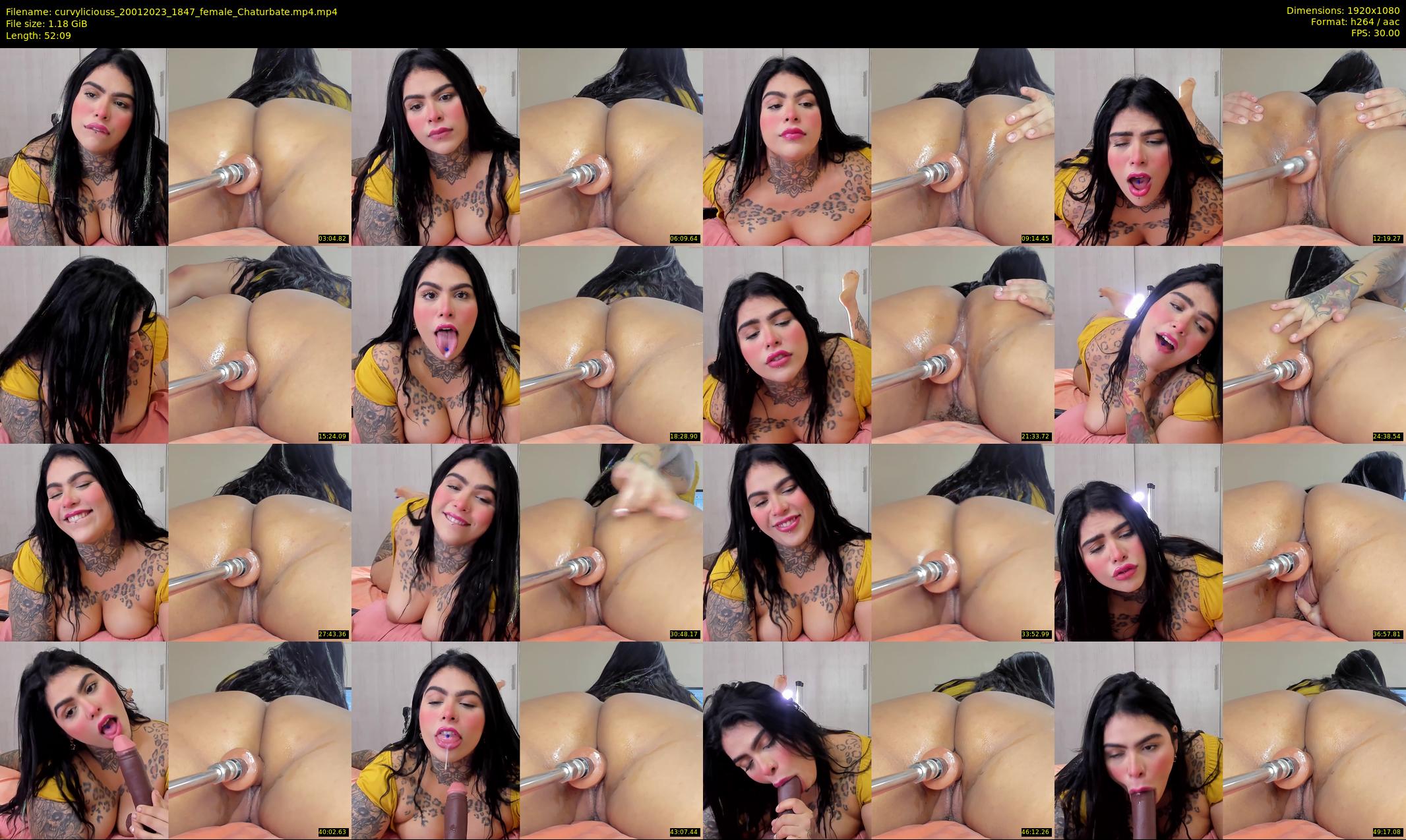 curvyliciouss — 53 minute Chaturbate female cam show recording, 1080p, Jan 20, 2023
