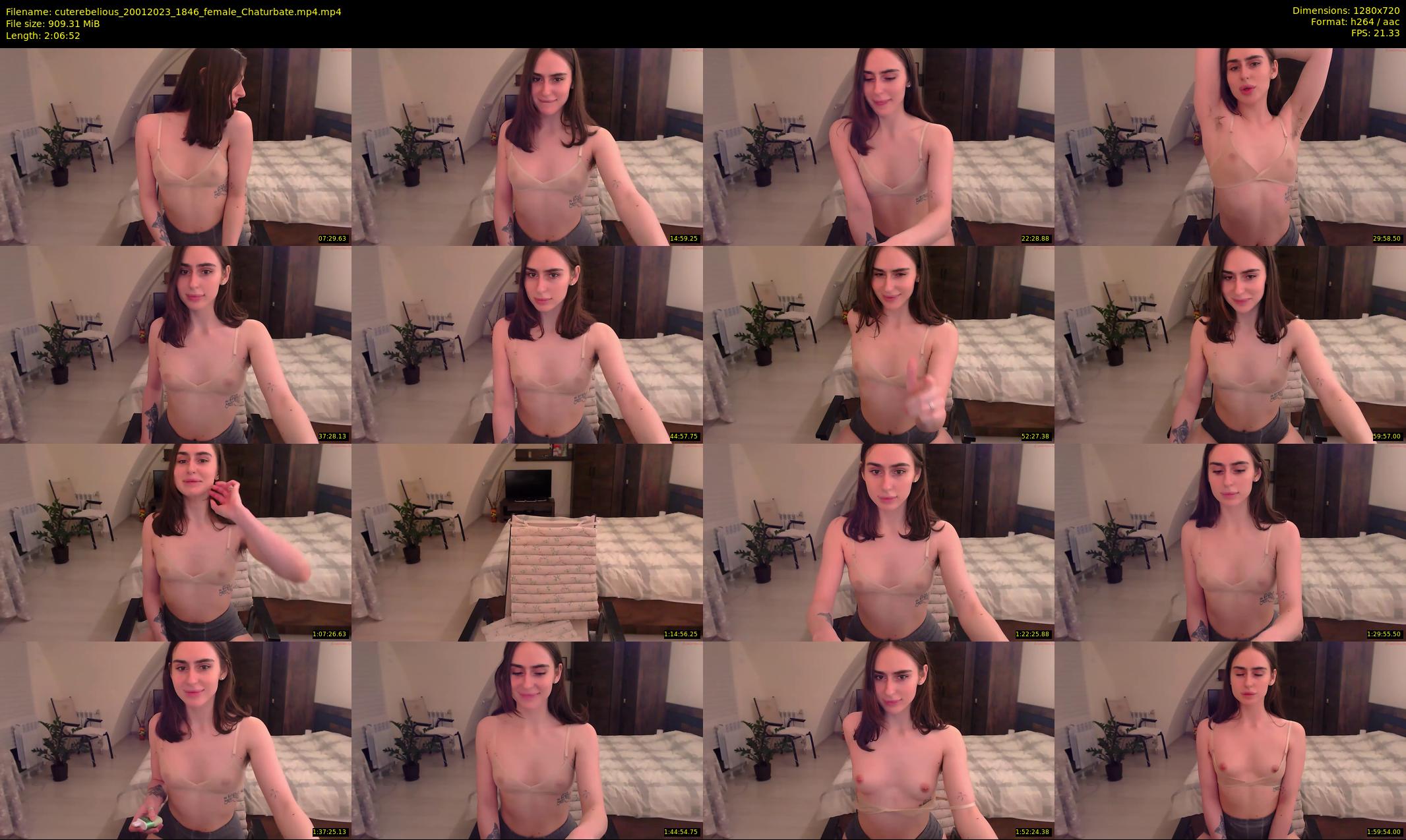 cuterebelious — 127 minute Chaturbate female cam show recording, 720p, Jan 20, 2023