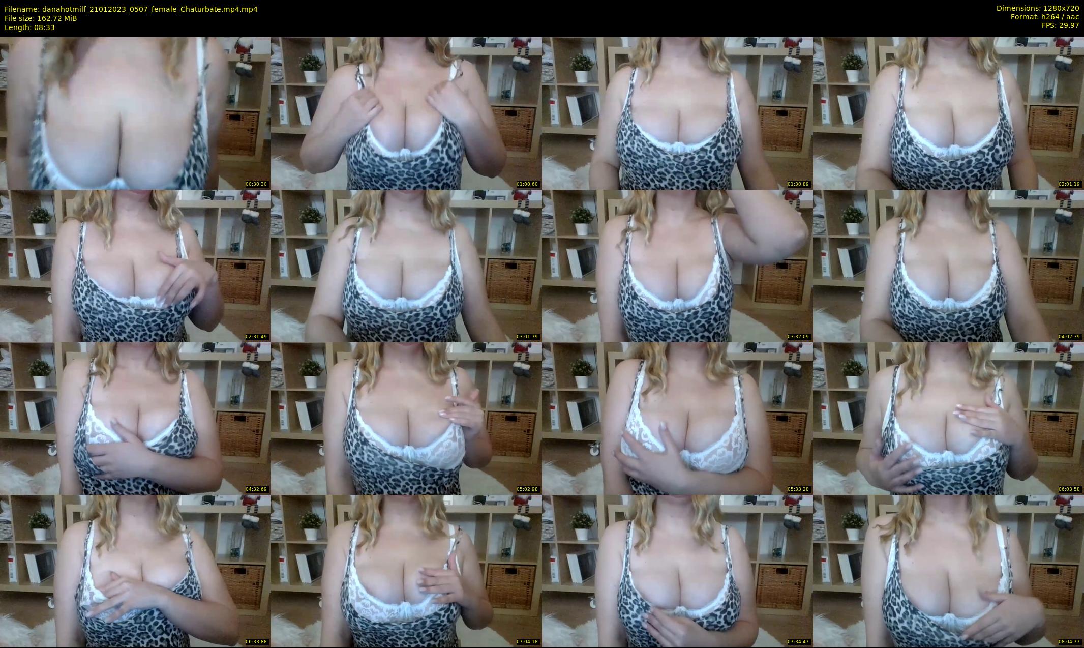 danahotmilf — 9 minute Chaturbate female cam show recording, 720p, Jan 21, 2023