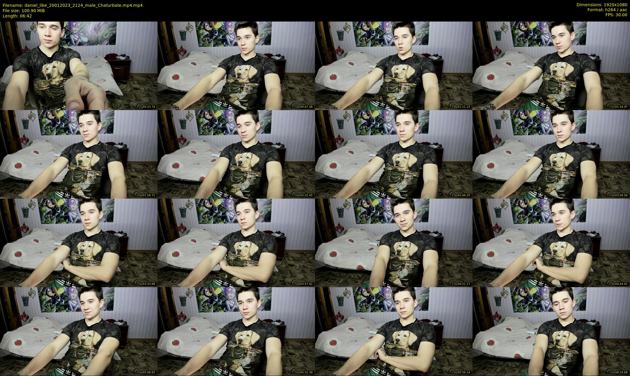 daniel_like — 7 minute Chaturbate male cam show recording, 1080p, Jan 20, 2023