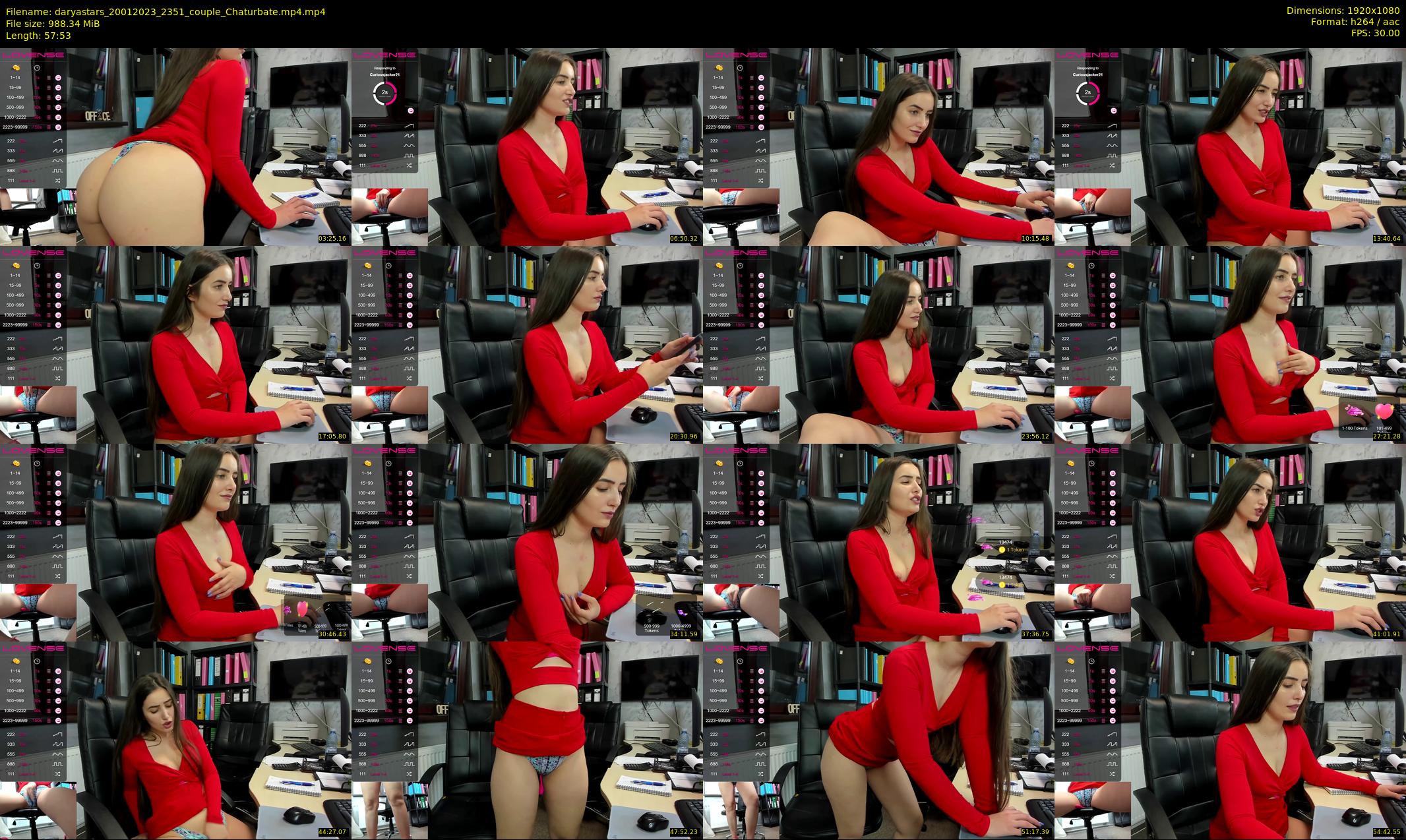 daryastars — 58 minute Chaturbate couple cam show recording, 1080p, Jan 20, 2023