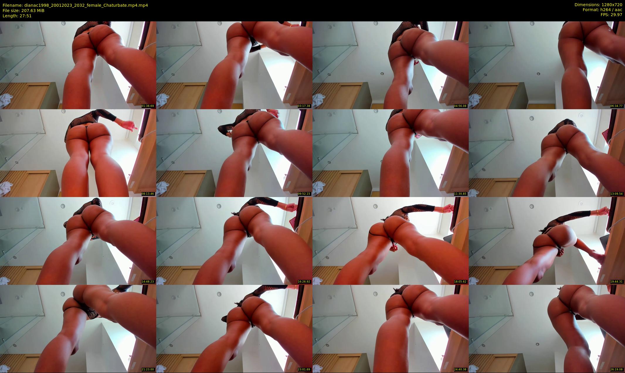 dianac1998 — 28 minute Chaturbate female cam show recording, 720p, Jan 20, 2023