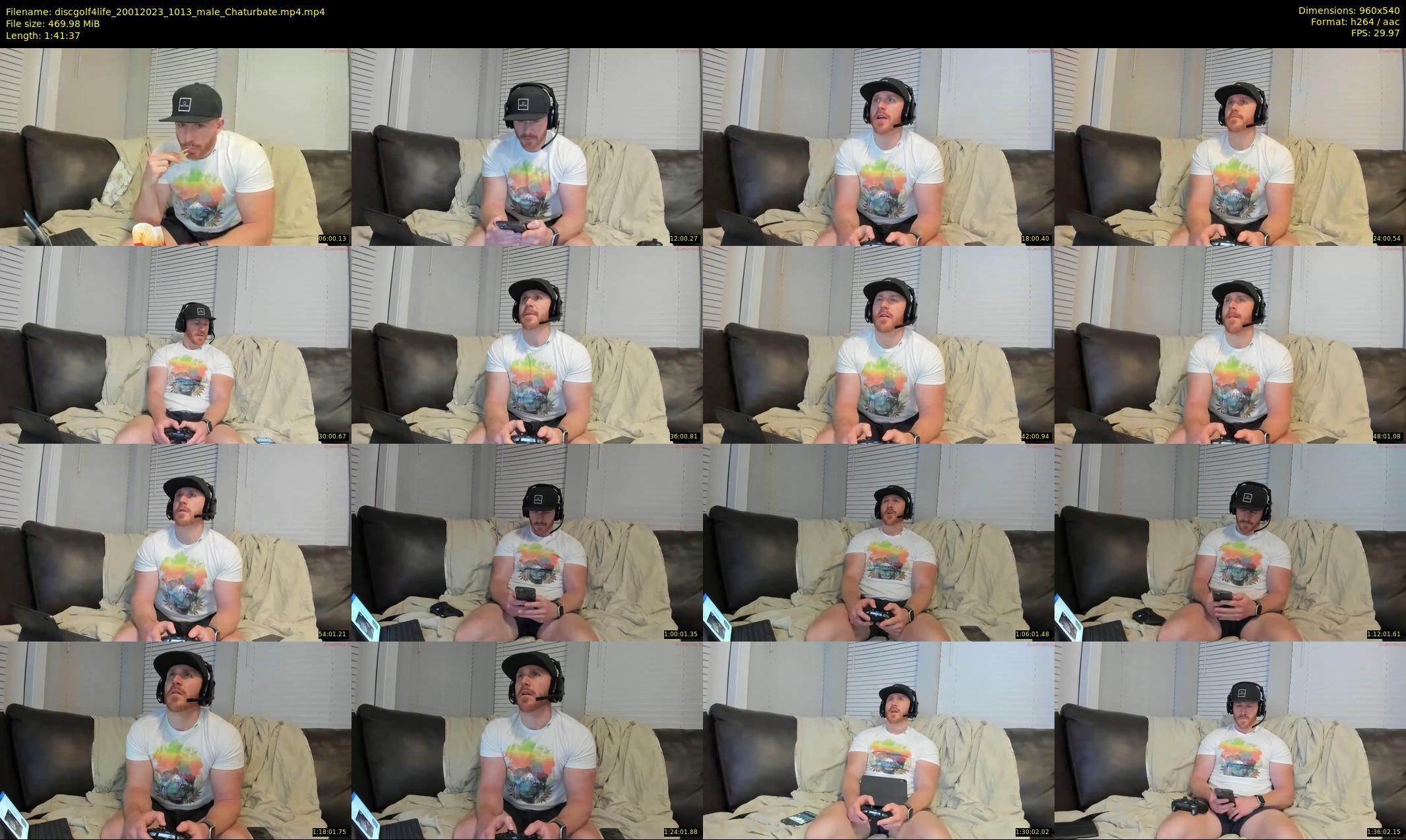 discgolf4life — 102 minute Chaturbate male cam show recording, 480p, Jan 20, 2023