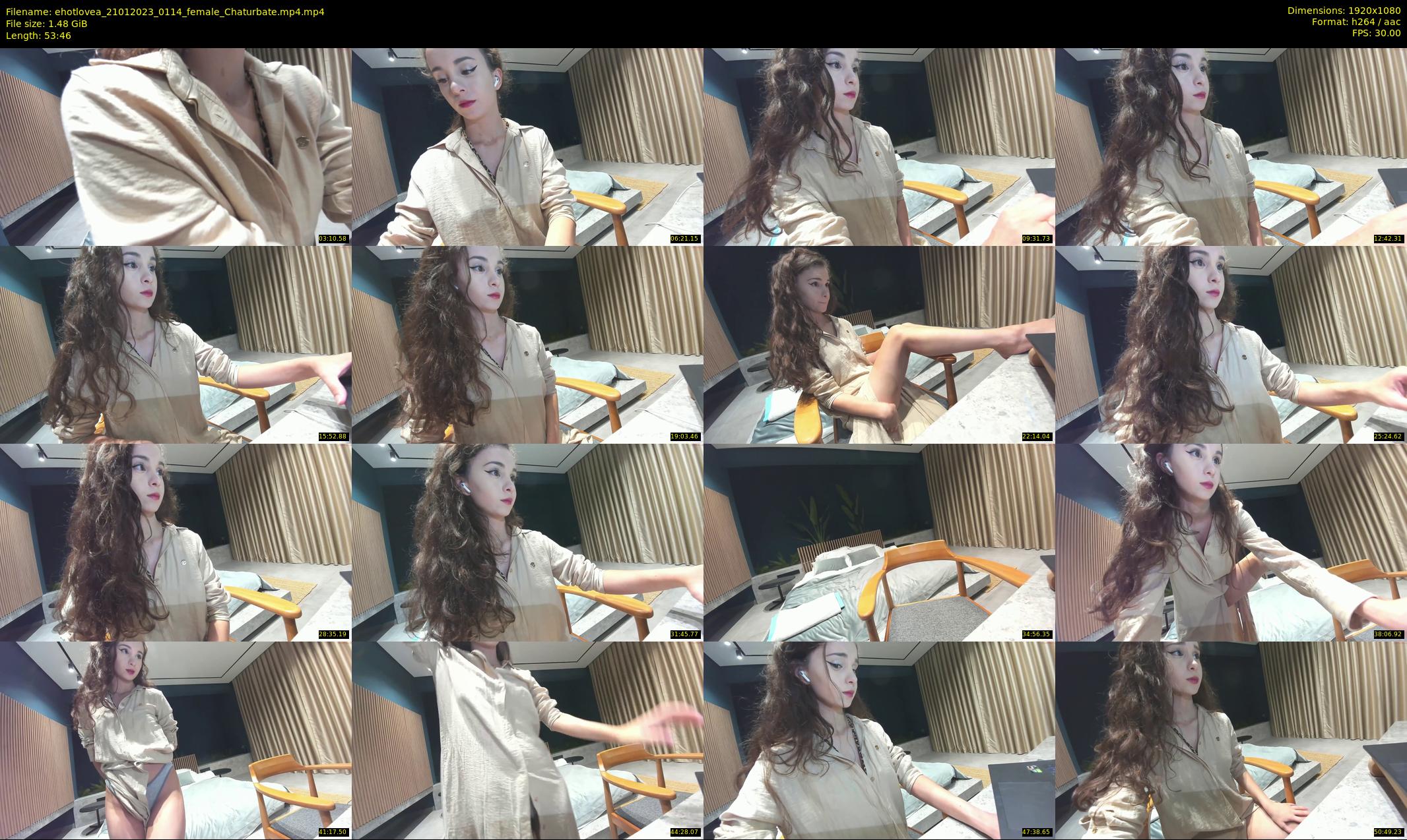 ehotlovea — 54 minute Chaturbate female cam show recording, 1080p, Jan 21, 2023