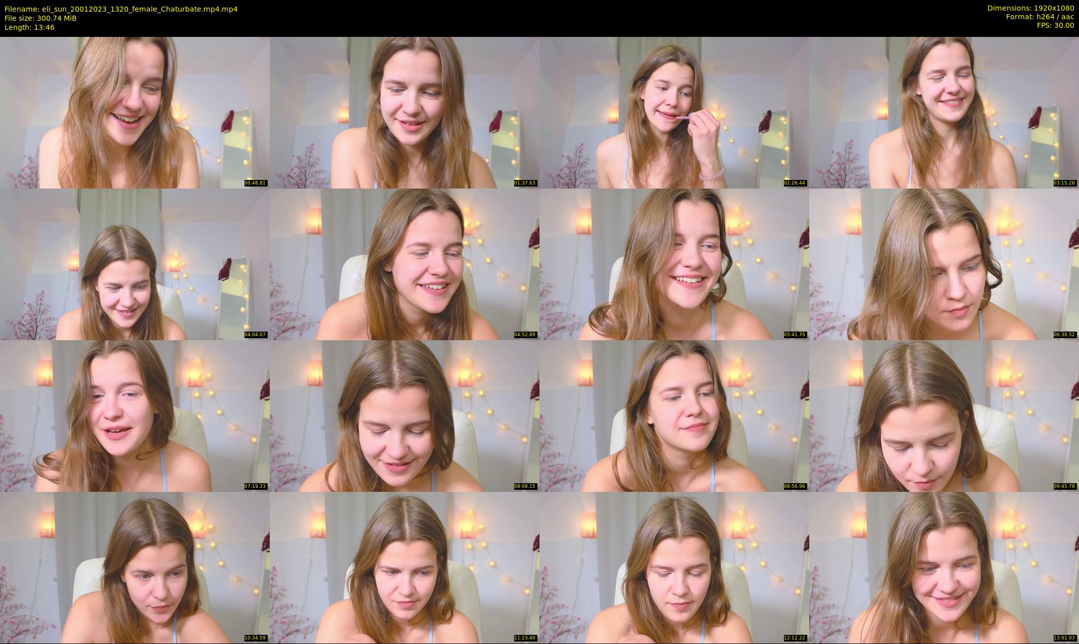 eli_sun — 14 minute Chaturbate female cam show recording, 1080p, Jan 20, 2023