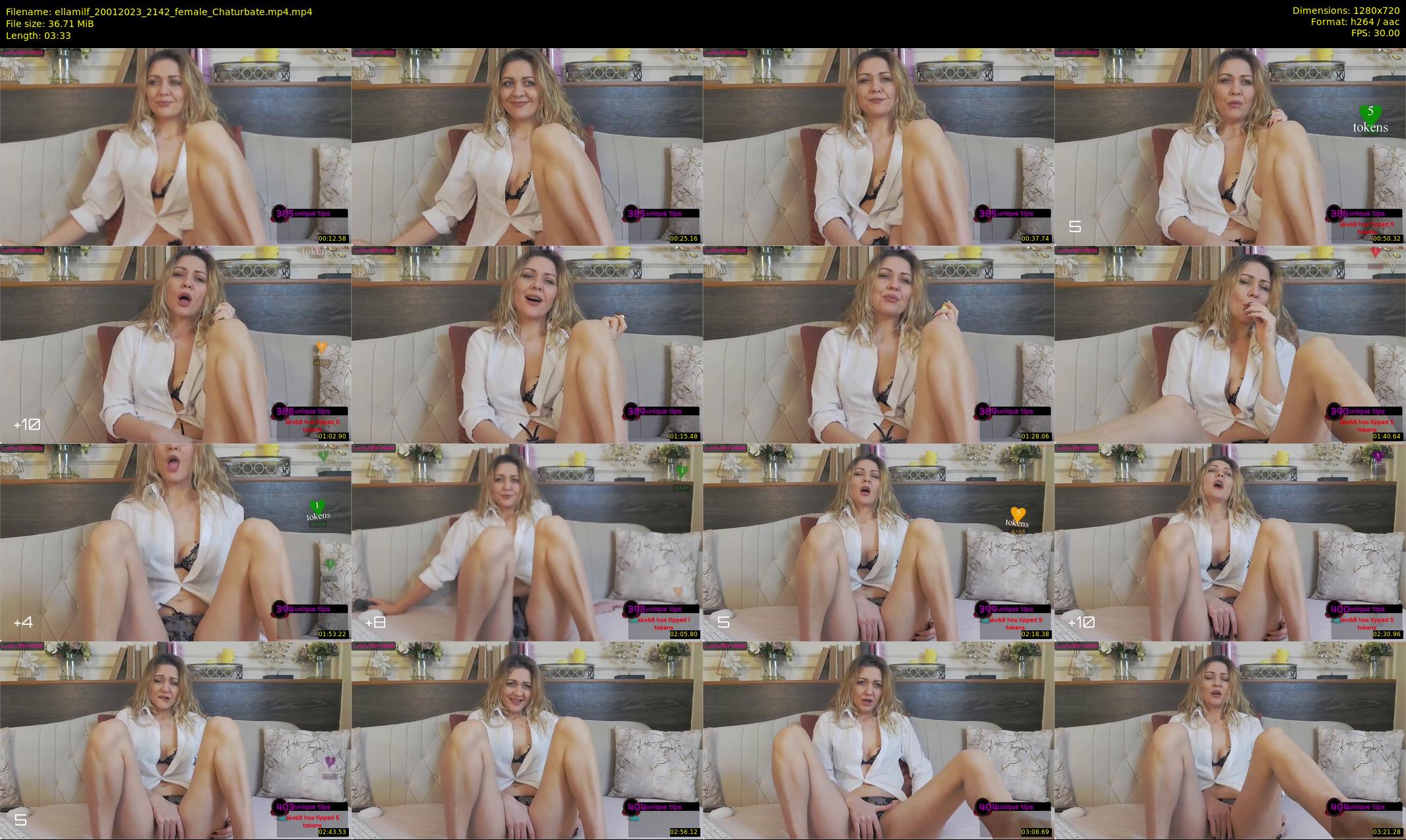 ellamilf — 4 minute Chaturbate female cam show recording, 720p, Jan 20, 2023
