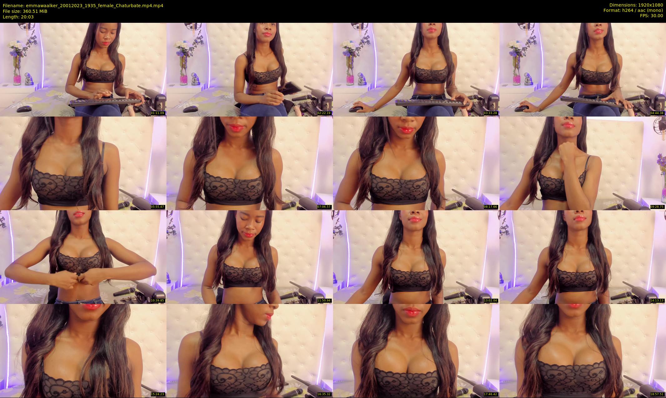 emmawaalker — 21 minute Chaturbate female cam show recording, 1080p, Jan 20, 2023