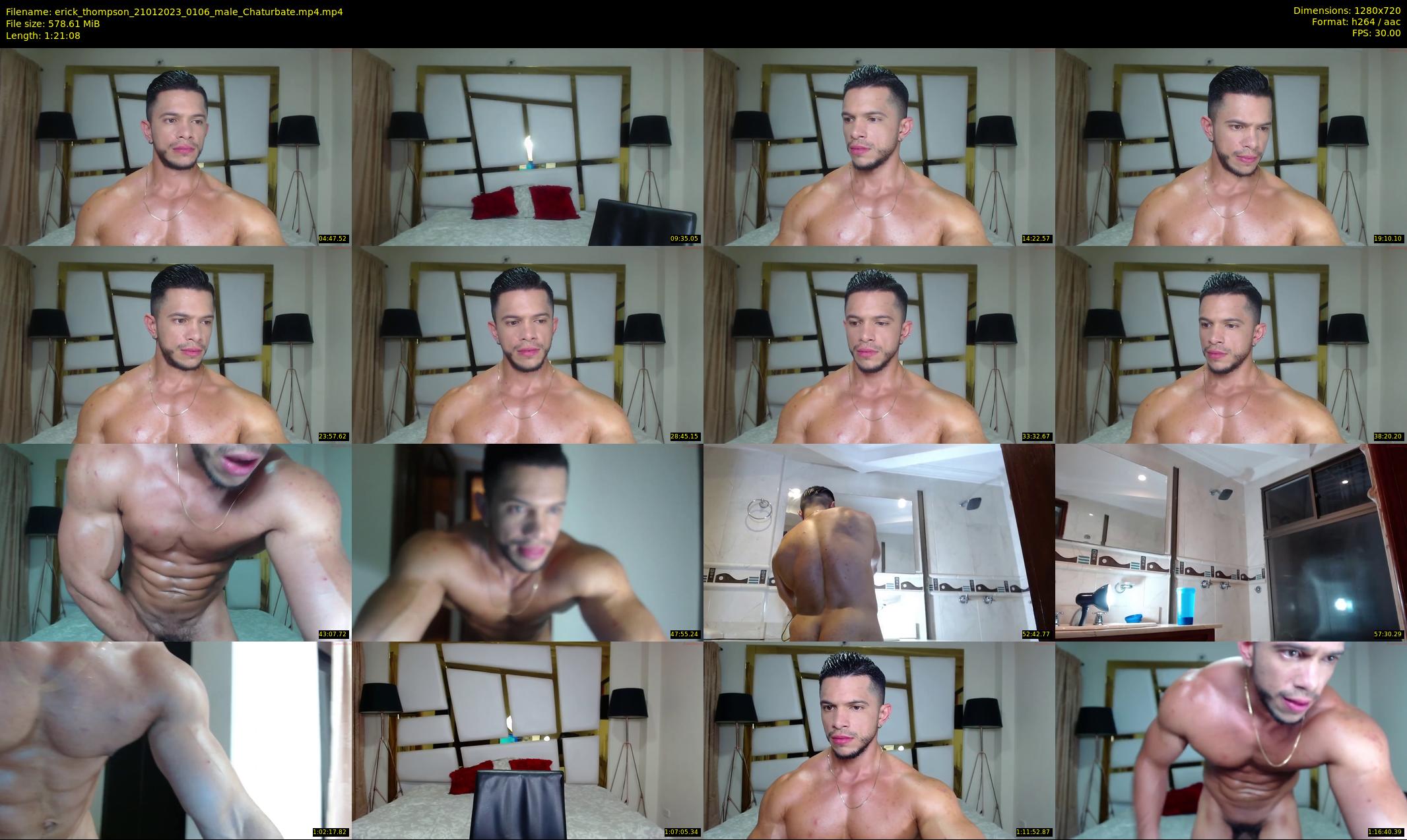erick_thompson — 82 minute Chaturbate male cam show recording, 720p, Jan 21, 2023