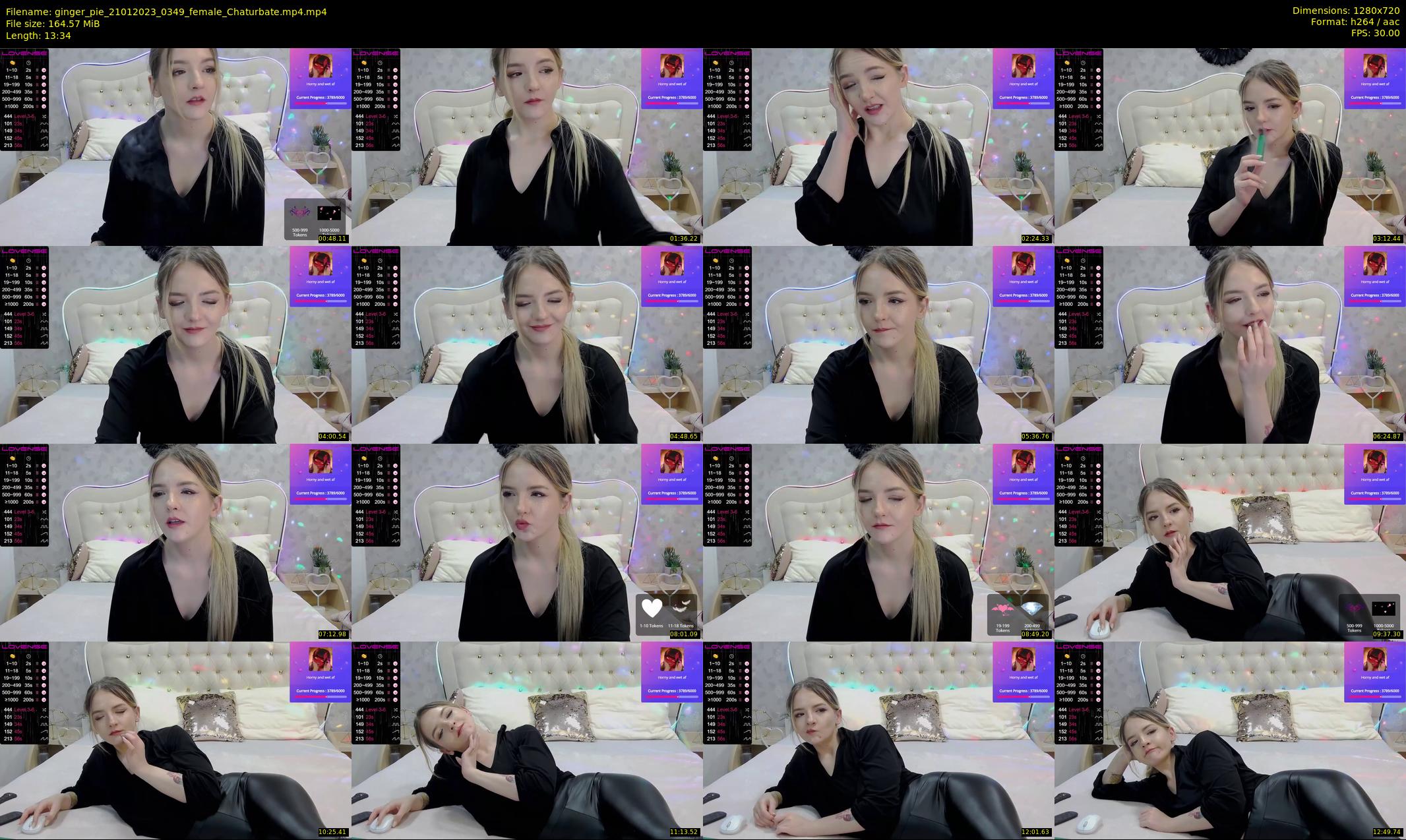 ginger_pie — 14 minute Chaturbate female cam show recording, 720p, Jan 21, 2023