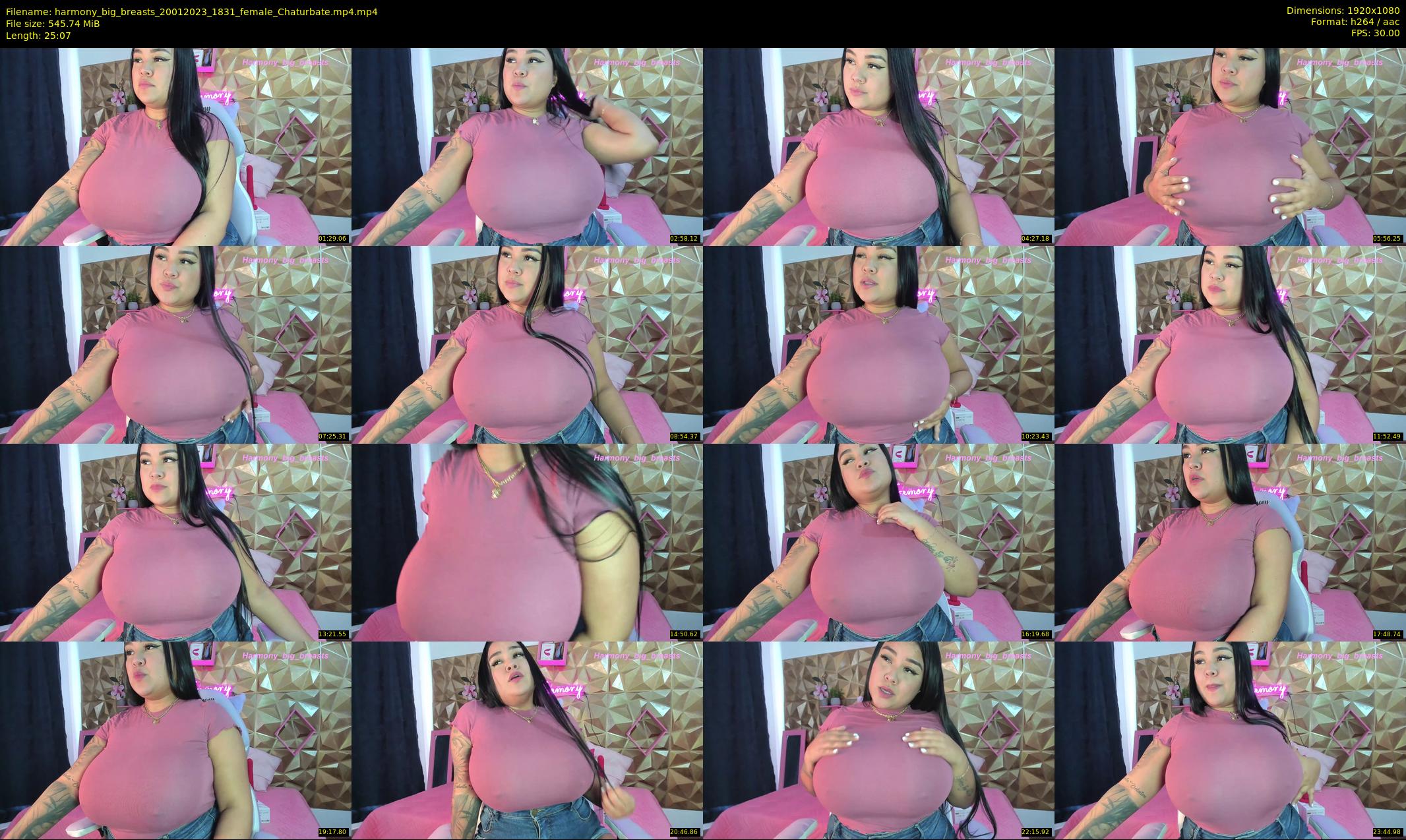 harmony_big_breasts — 26 minute Chaturbate female cam show recording, 1080p, Jan 20, 2023