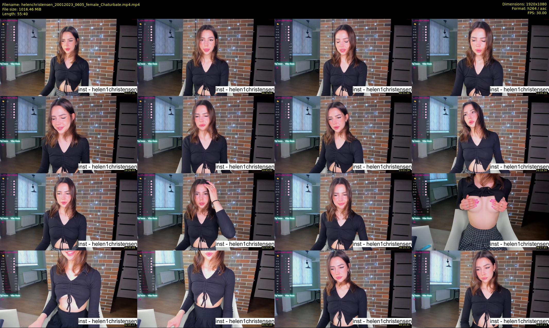 helenchristensen — 56 minute Chaturbate female cam show recording, 1080p, Jan 20, 2023