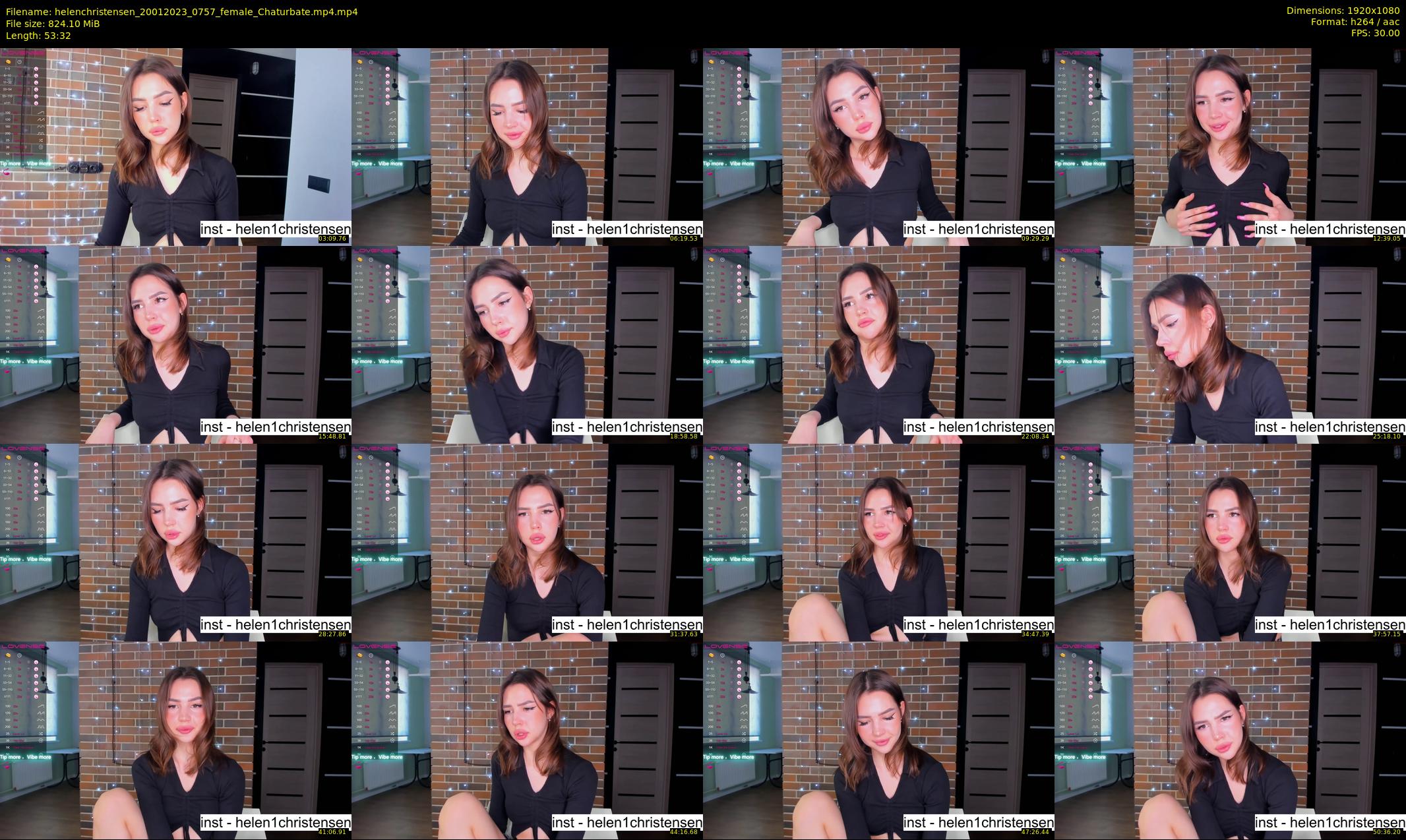 helenchristensen — 54 minute Chaturbate female cam show recording, 1080p, Jan 20, 2023