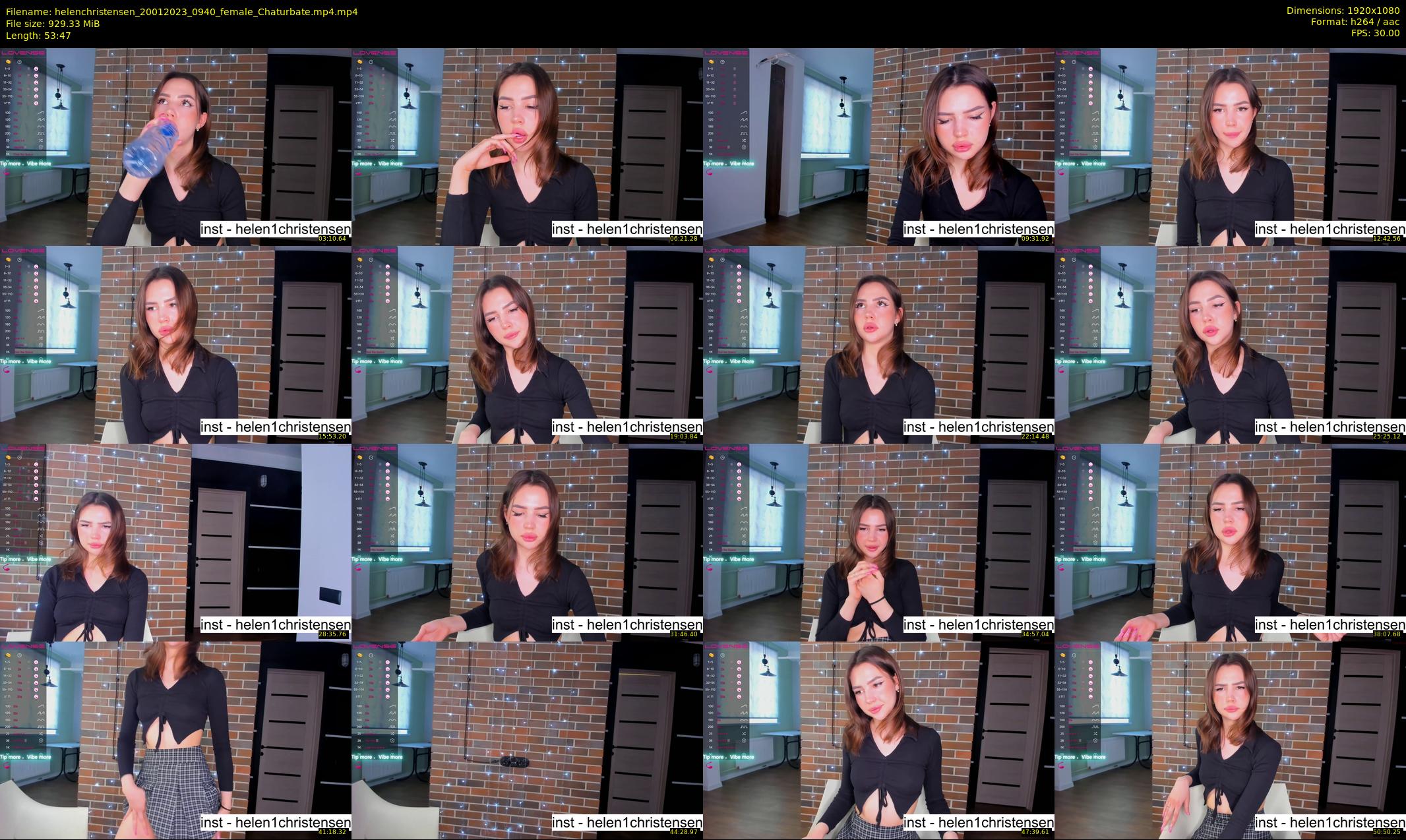 helenchristensen — 54 minute Chaturbate female cam show recording, 1080p, Jan 20, 2023
