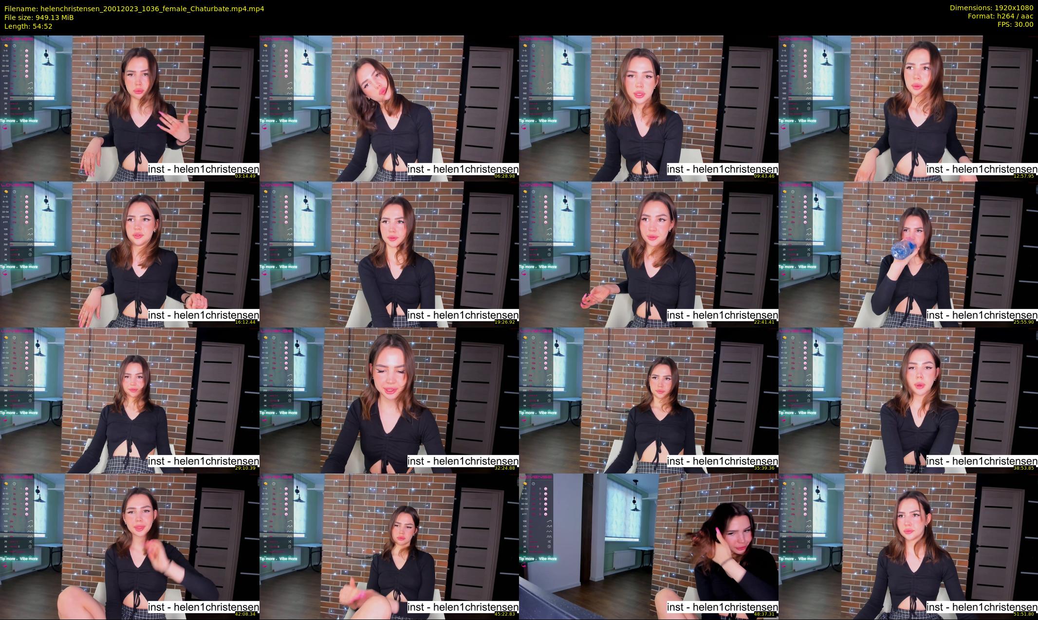 helenchristensen — 55 minute Chaturbate female cam show recording, 1080p, Jan 20, 2023