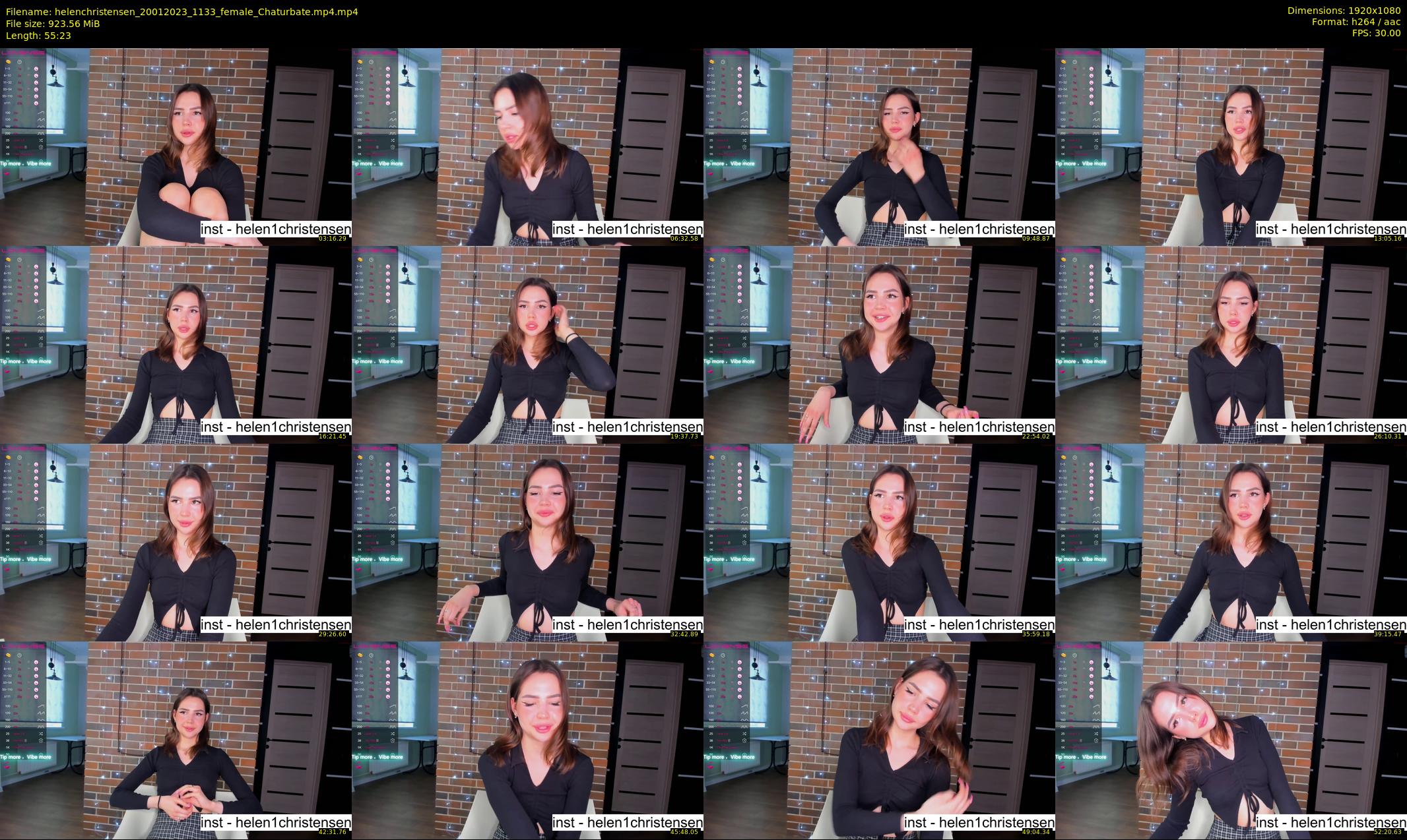 helenchristensen — 56 minute Chaturbate female cam show recording, 1080p, Jan 20, 2023