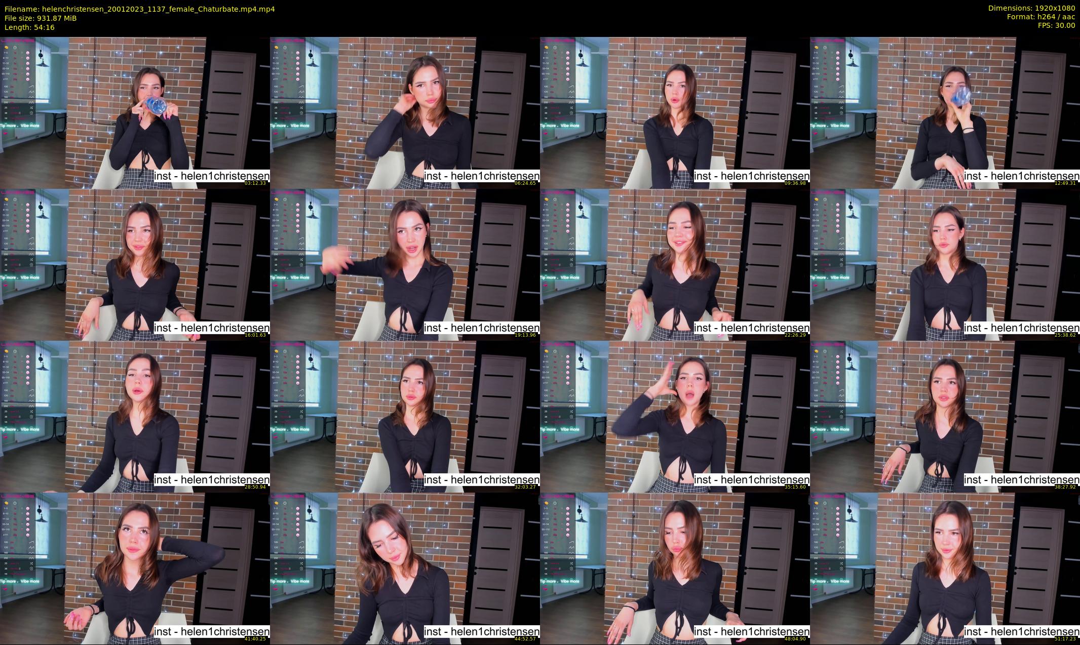 helenchristensen — 55 minute Chaturbate female cam show recording, 1080p, Jan 20, 2023