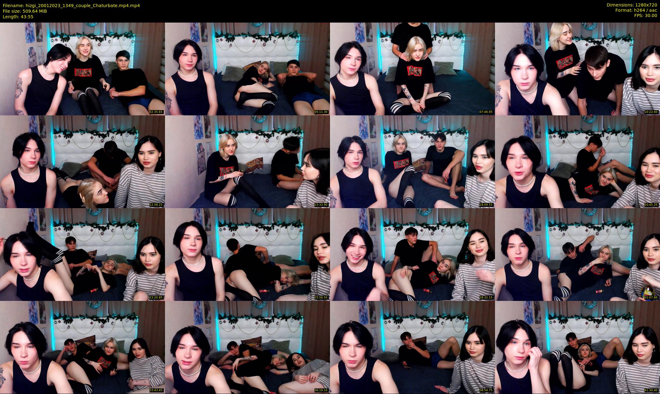 hizgi — 44 minute Chaturbate couple cam show recording, 720p, Jan 20, 2023