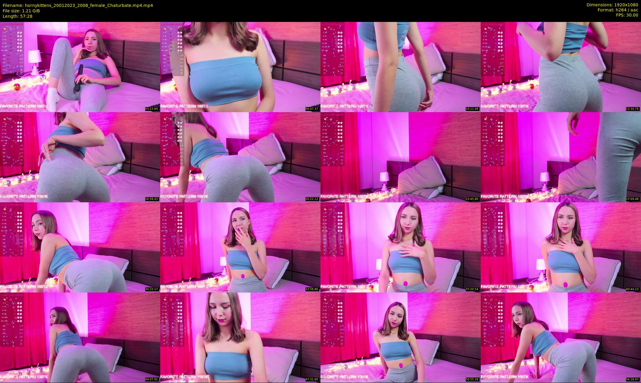 hornykittens — 58 minute Chaturbate couple cam show recording, 1080p, Jan 20, 2023