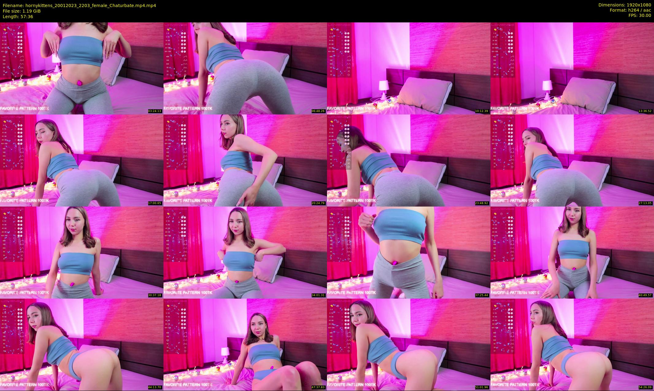 hornykittens — 58 minute Chaturbate couple cam show recording, 1080p, Jan 20, 2023