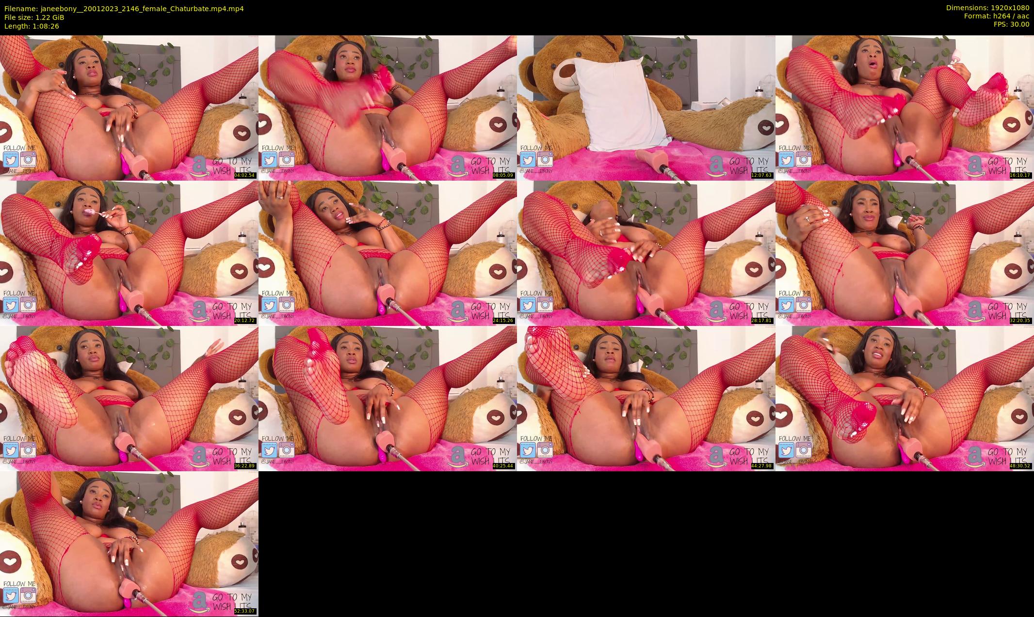 janeebony_ — 69 minute Chaturbate female cam show recording, 1080p, Jan 20, 2023