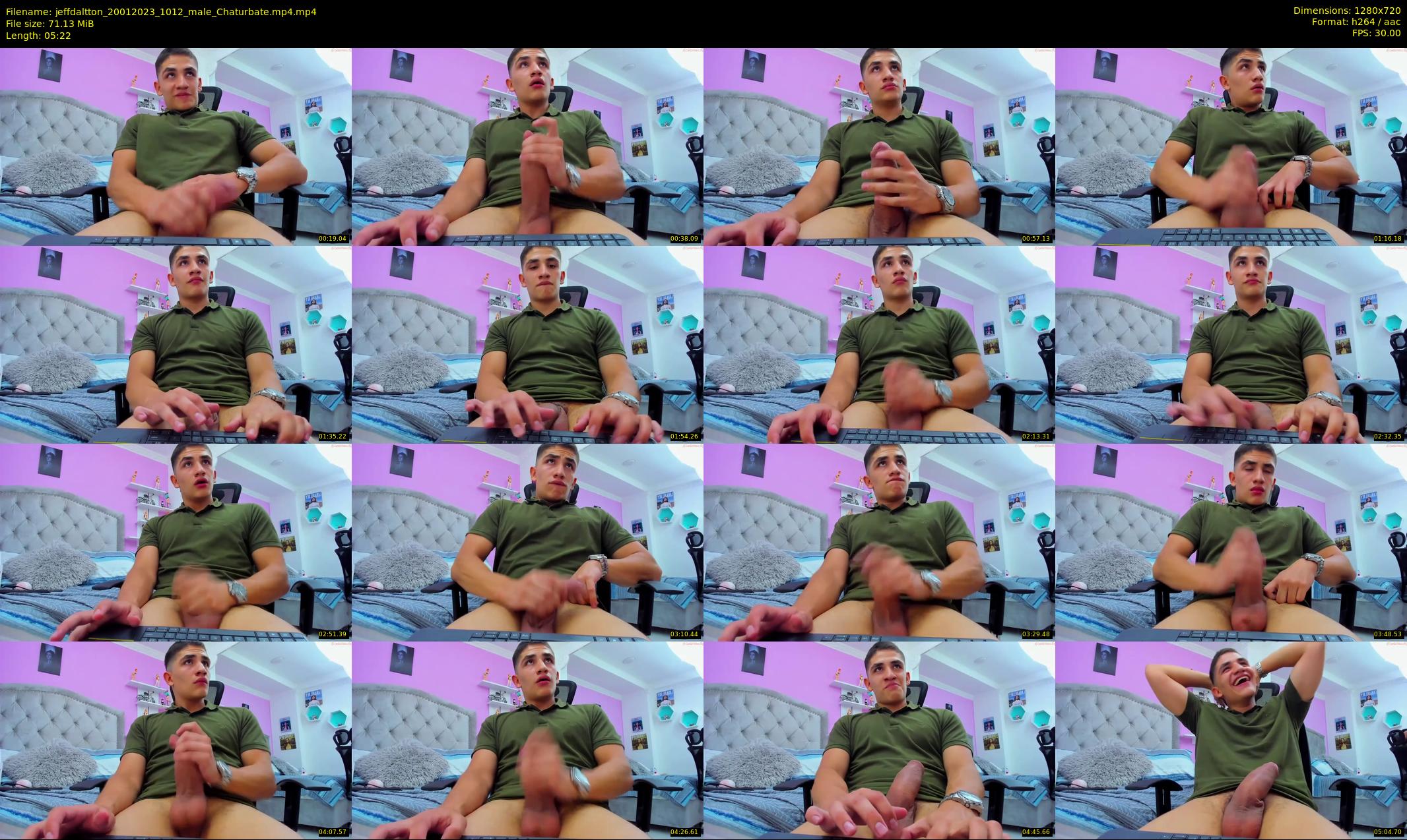 jeffdaltton — 6 minute Chaturbate male cam show recording, 720p, Jan 20, 2023