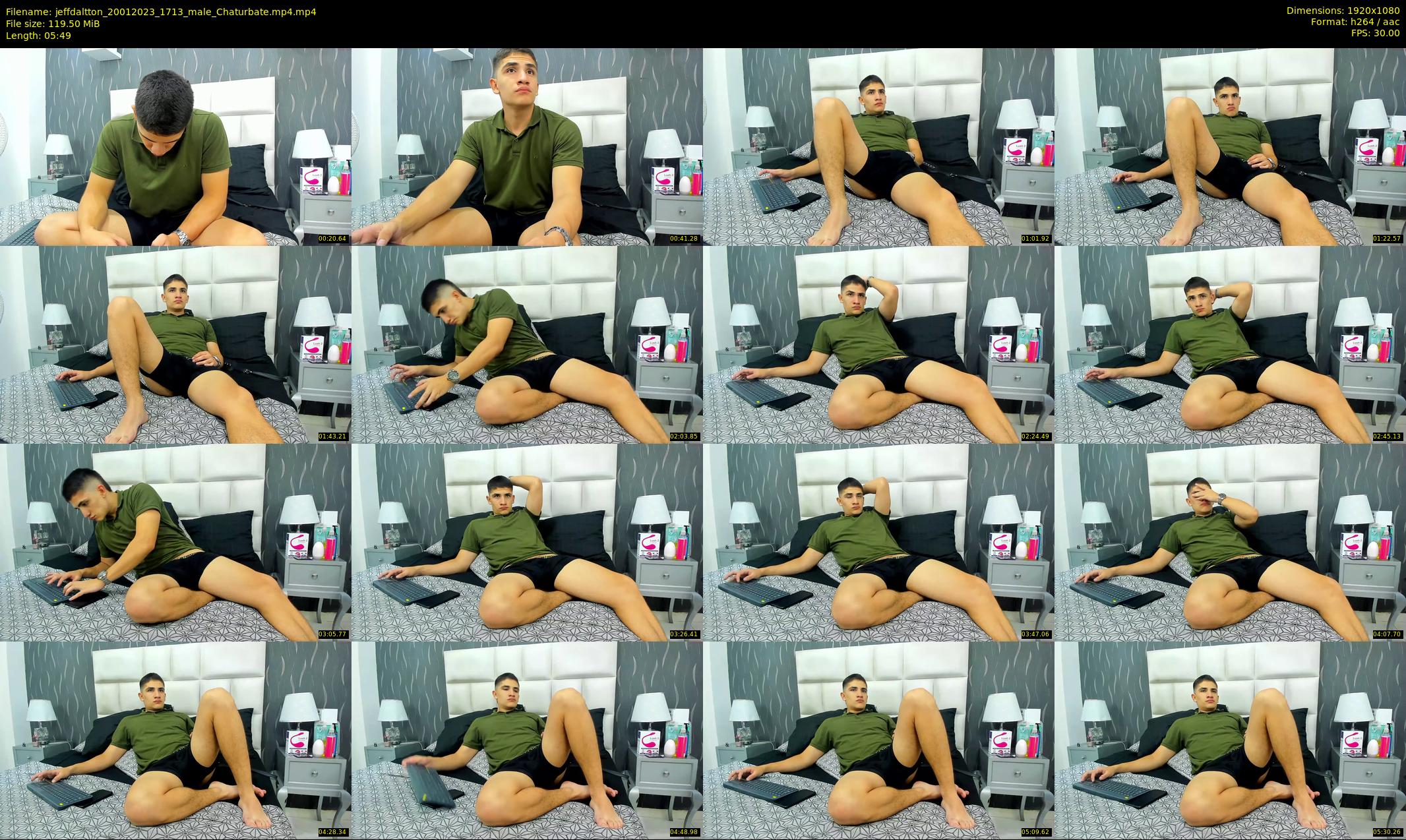 jeffdaltton — 6 minute Chaturbate male cam show recording, 1080p, Jan 20, 2023