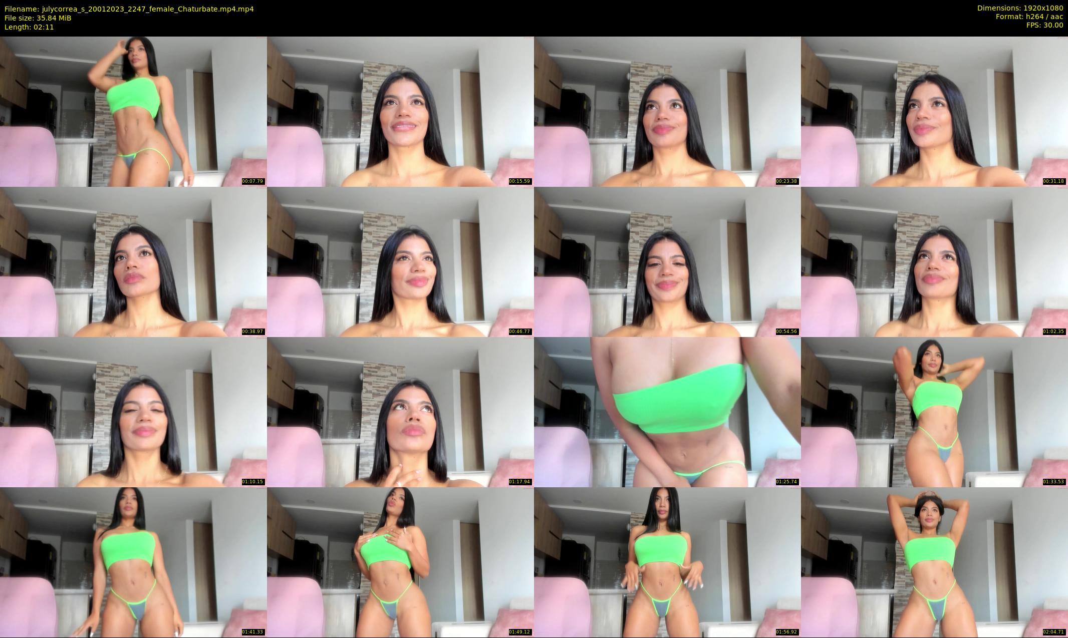 julycorrea_s — 3 minute Chaturbate female cam show recording, 1080p, Jan 20, 2023