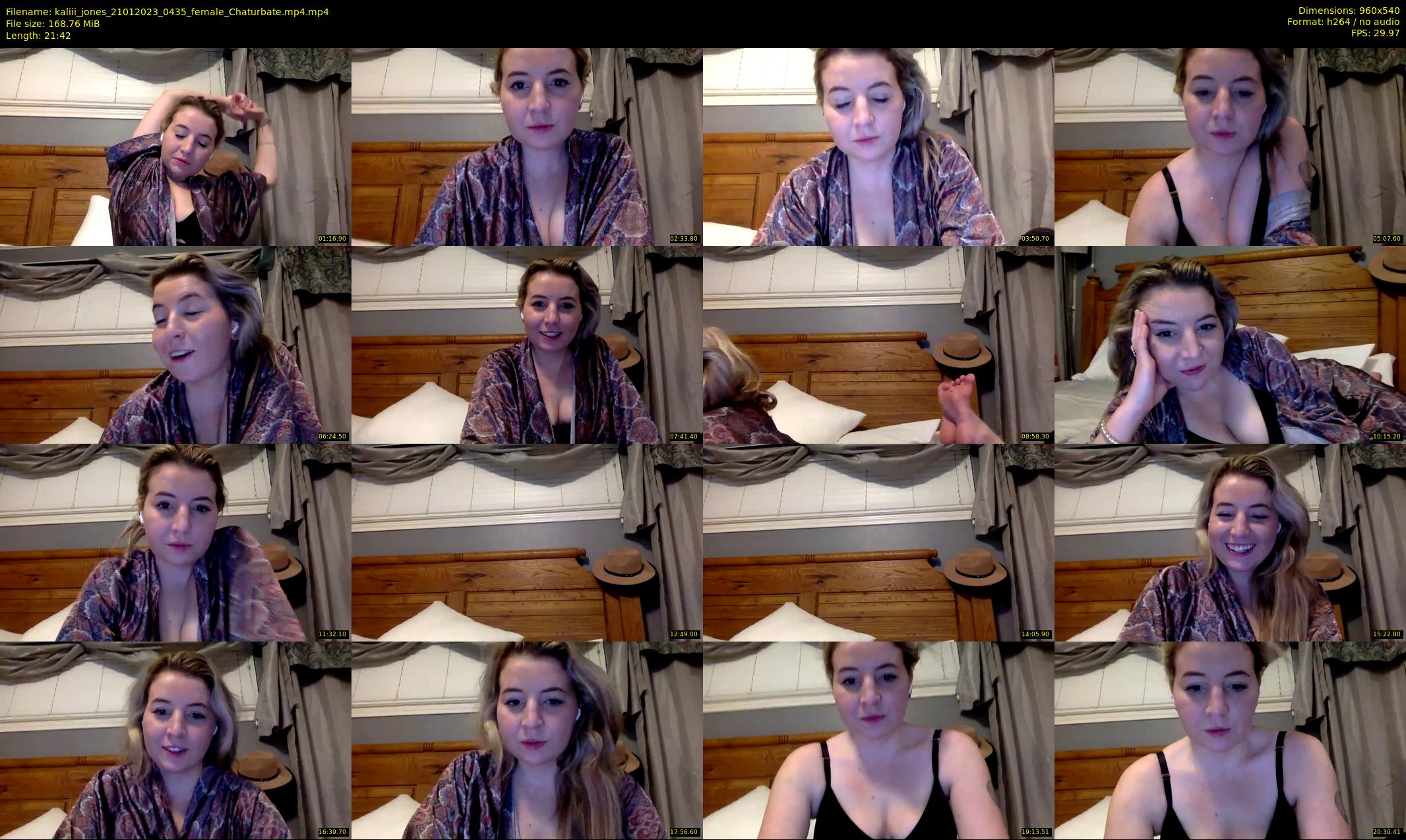 kaliii_jones — 22 minute Chaturbate female cam show recording, 480p, Jan 21, 2023