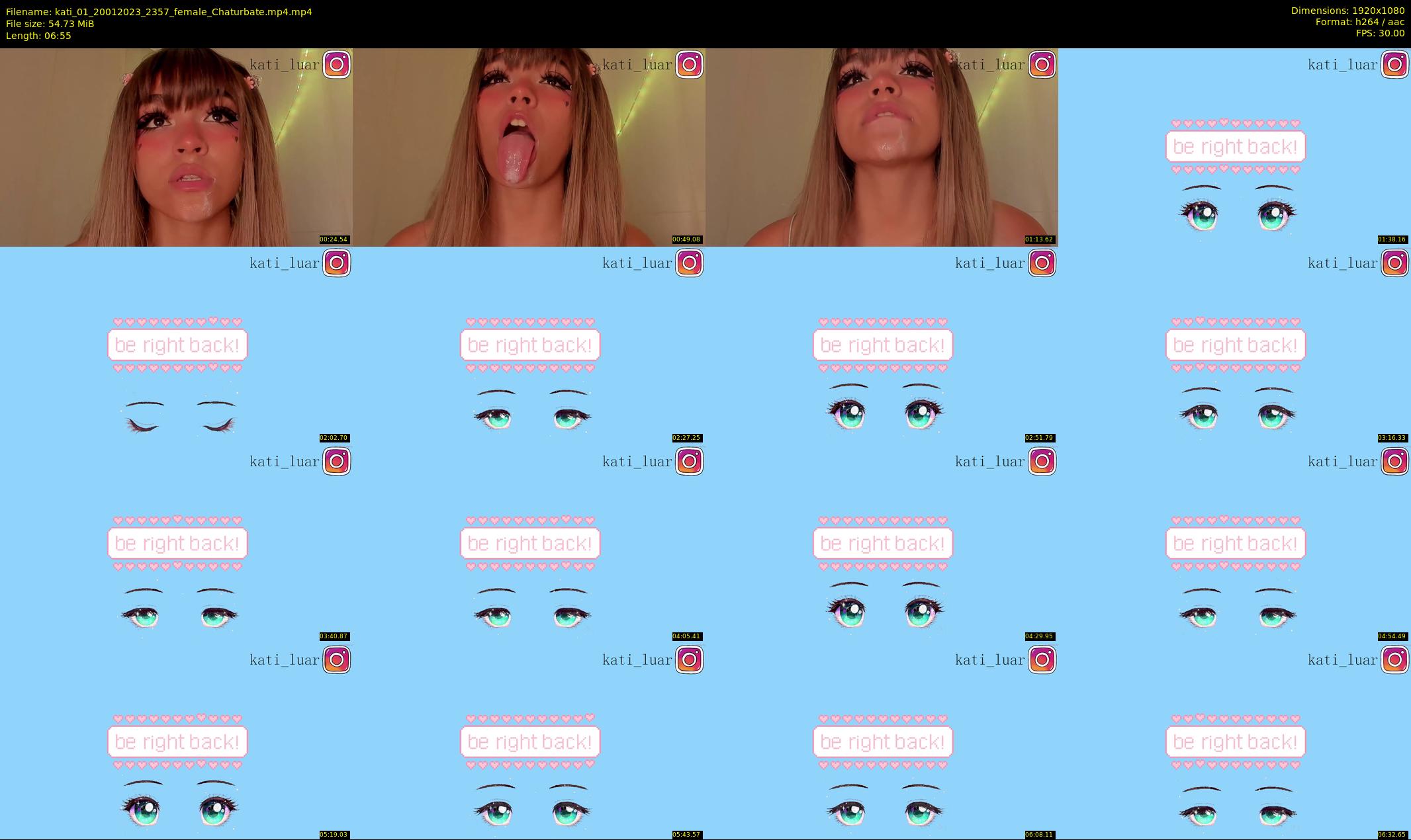kati_01 — 7 minute Chaturbate female cam show recording, 1080p, Jan 20, 2023