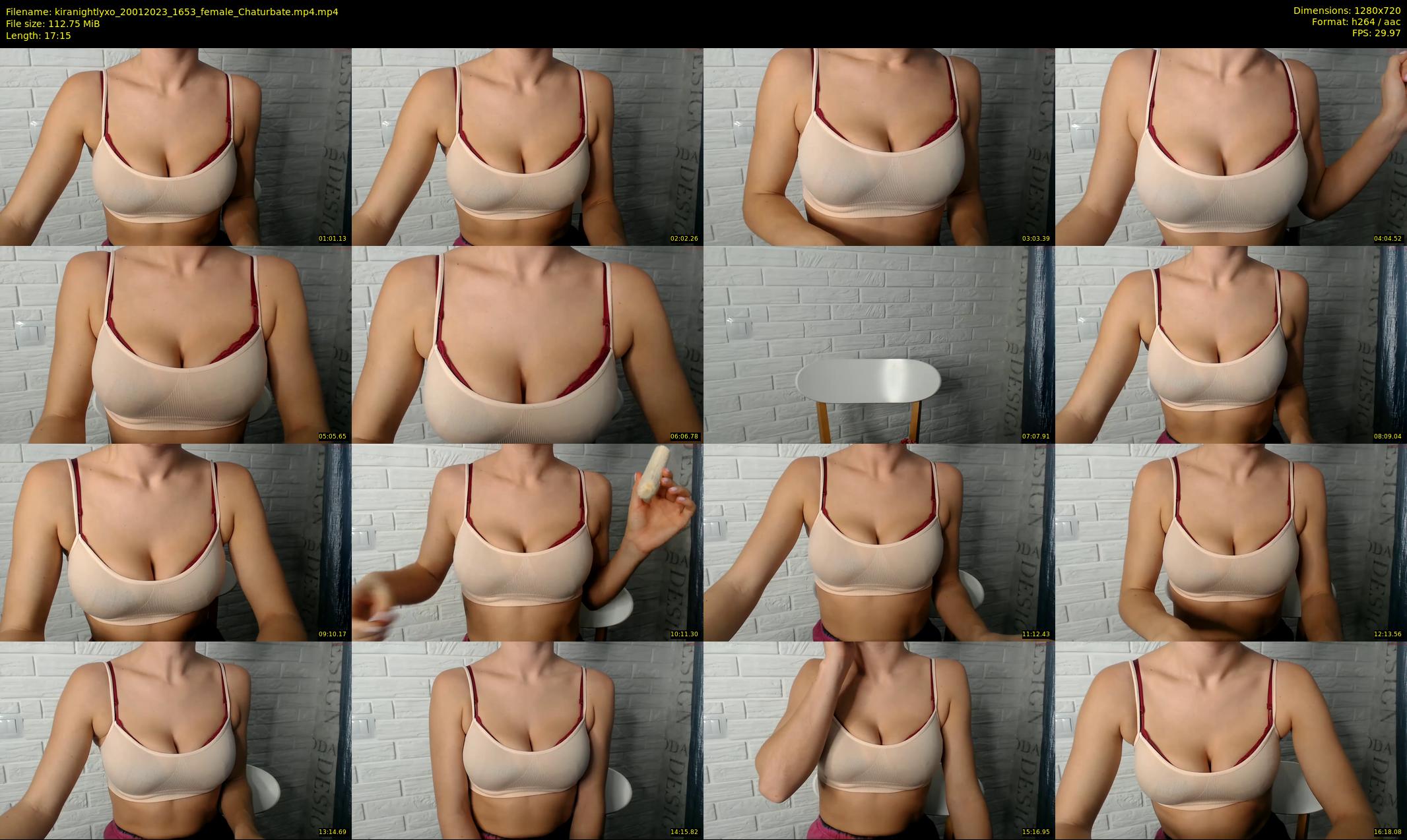 kiranightlyxo — 18 minute Chaturbate female cam show recording, 720p, Jan 20, 2023