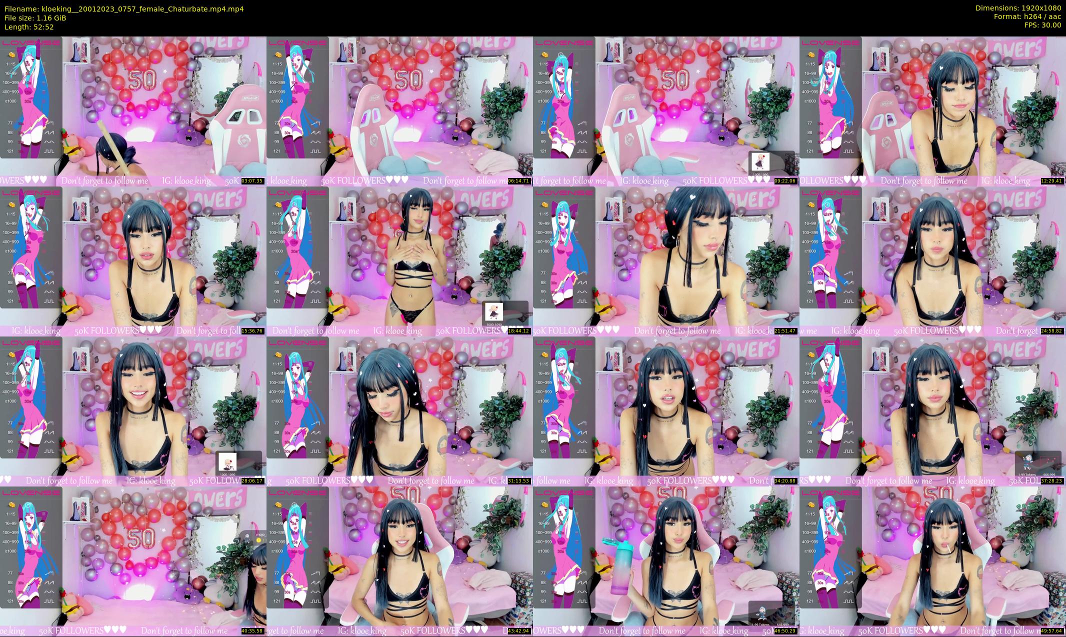 kloeking_ — 53 minute Chaturbate female cam show recording, 1080p, Jan 20, 2023