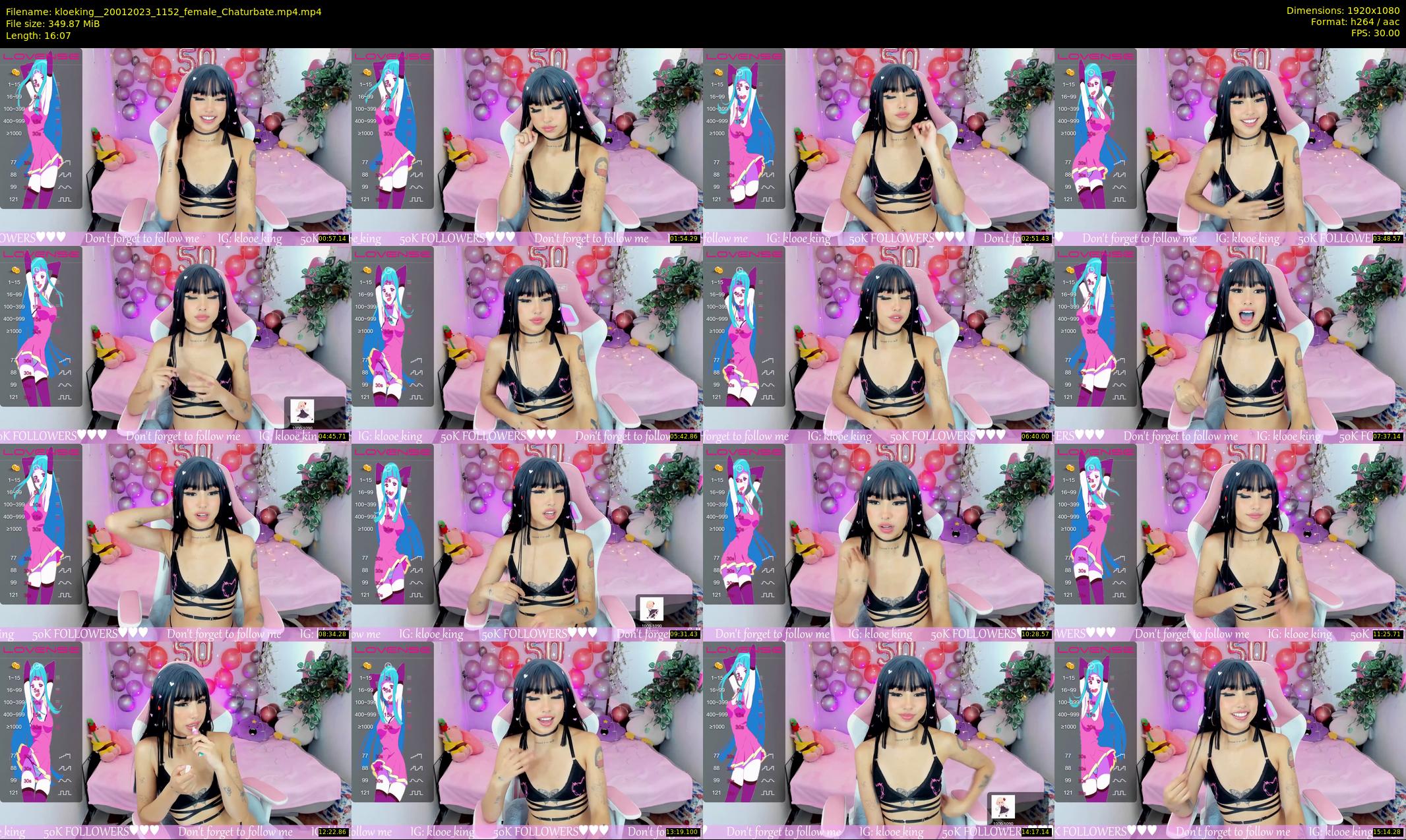 kloeking_ — 17 minute Chaturbate female cam show recording, 1080p, Jan 20, 2023