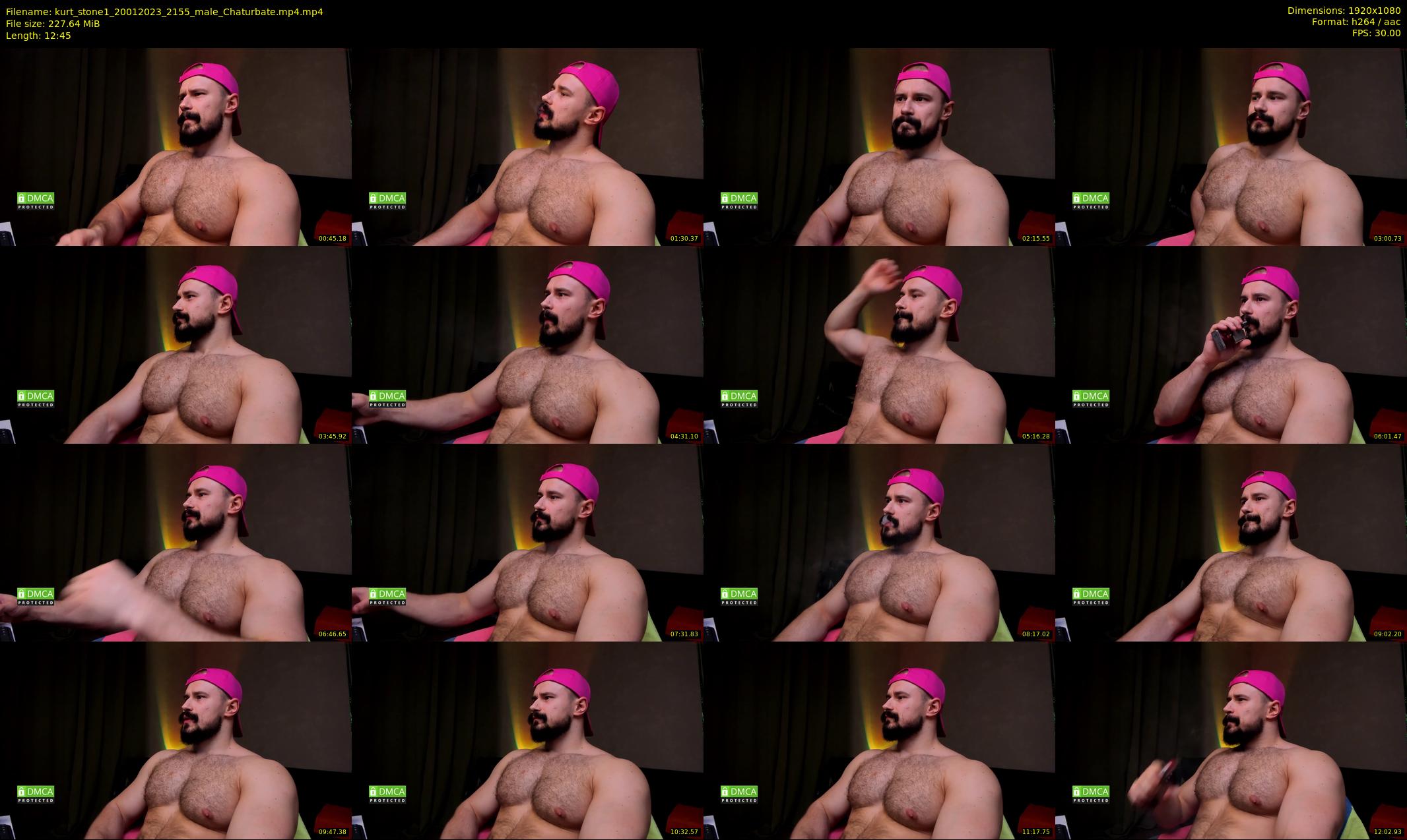 kurt_stone1 — 13 minute Chaturbate male cam show recording, 1080p, Jan 20, 2023