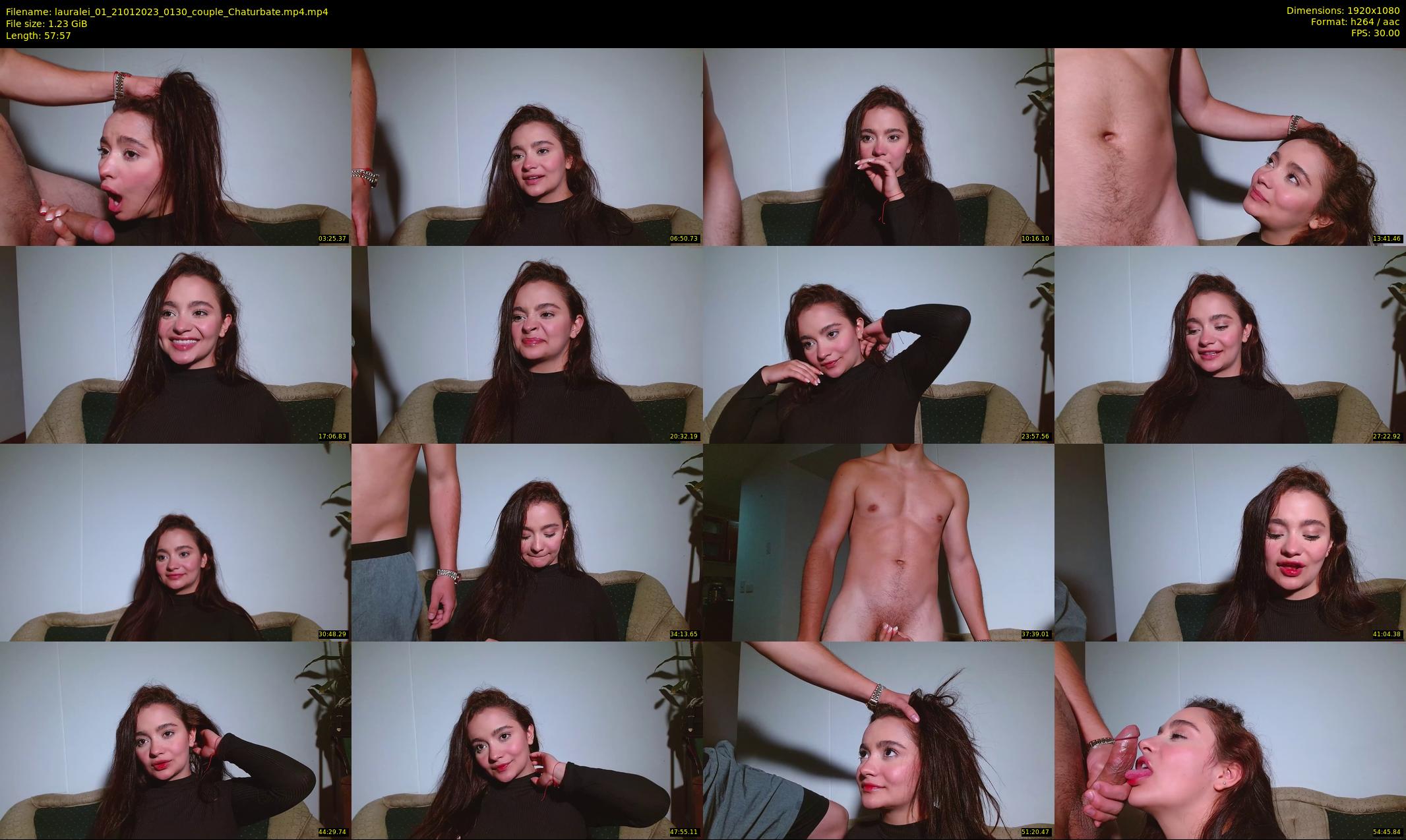 lauralei_01 — 58 minute Chaturbate couple cam show recording, 1080p, Jan 21, 2023