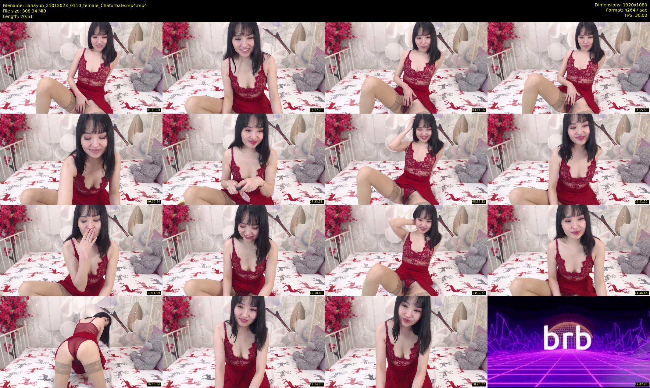 lianayun — 21 minute Chaturbate female cam show recording, 1080p, Jan 21, 2023