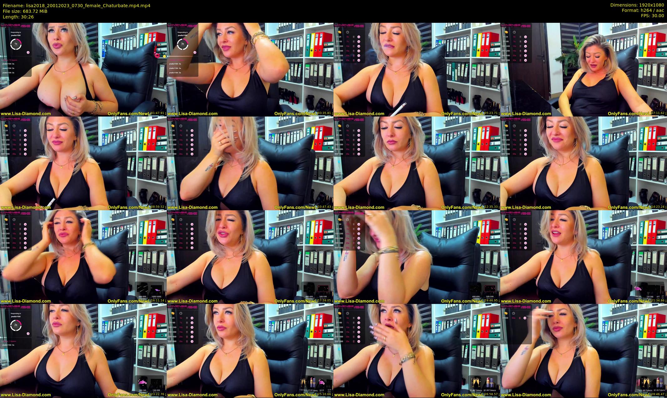 lisa2018 — 31 minute Chaturbate female cam show recording, 1080p, Jan 20, 2023