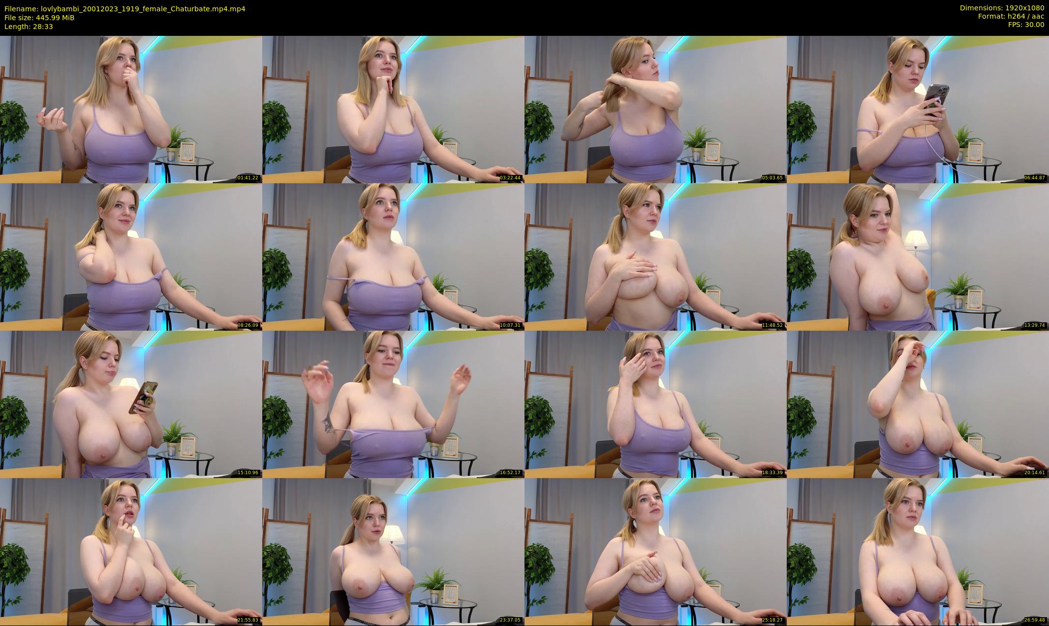 lovlybambi — 29 minute Chaturbate female cam show recording, 1080p, Jan 20, 2023