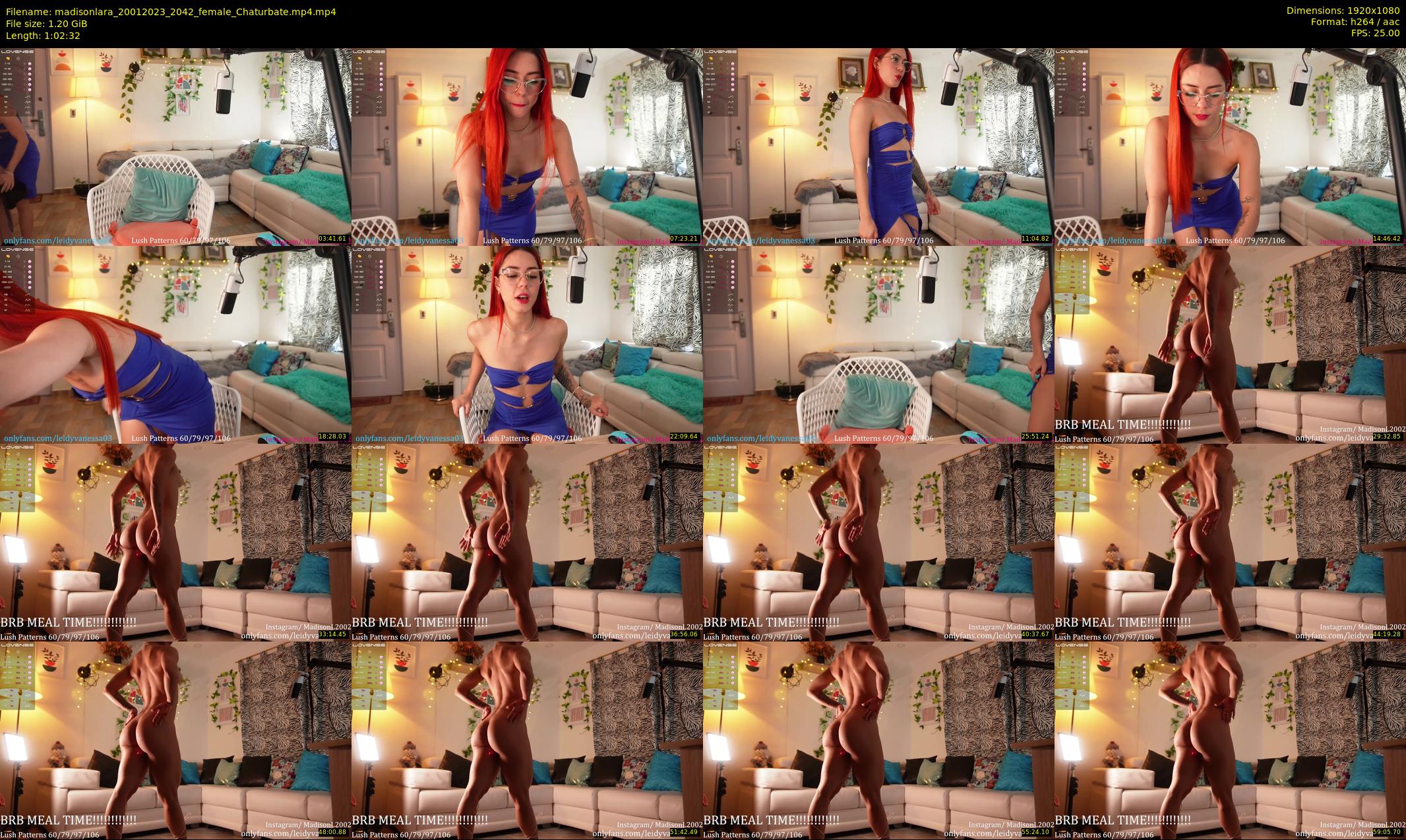 madisonlara — 63 minute Chaturbate female cam show recording, 1080p, Jan 20, 2023