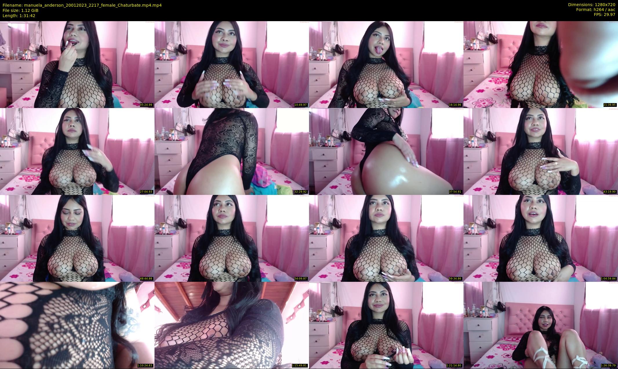 manuela_anderson — 92 minute Chaturbate female cam show recording, 720p, Jan 20, 2023