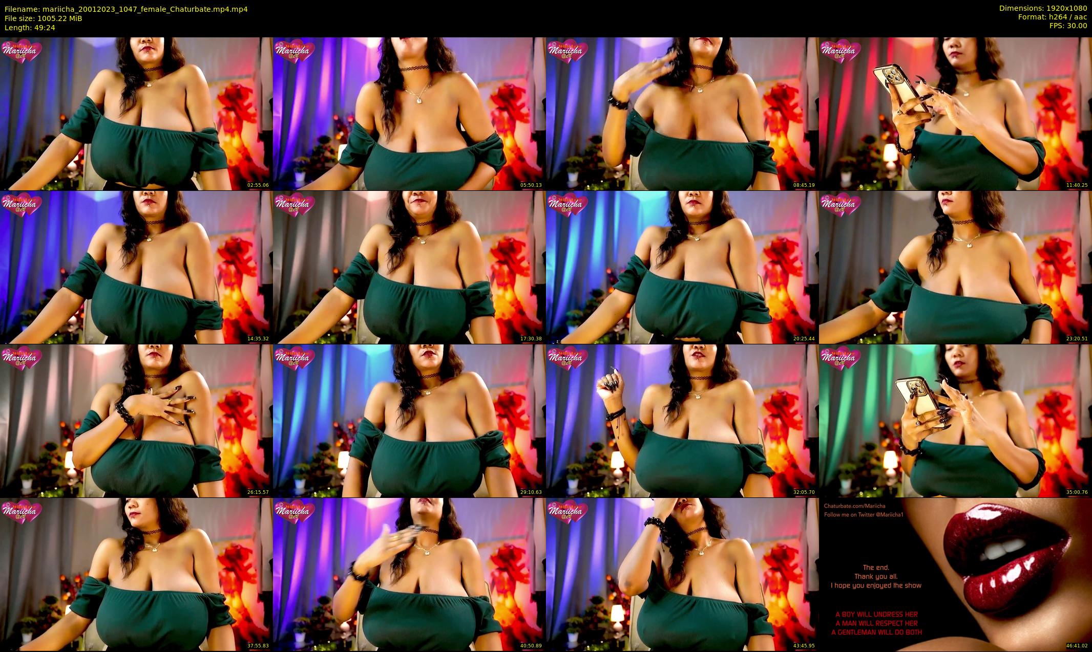 mariicha — 50 minute Chaturbate female cam show recording, 1080p, Jan 20, 2023