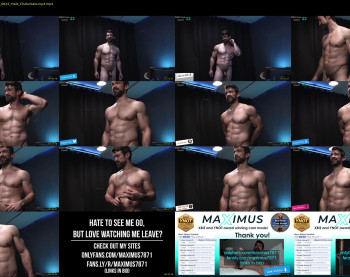 maximus_787 — 12 minute Chaturbate male cam show recording, 1080p, Jan 21, 2023